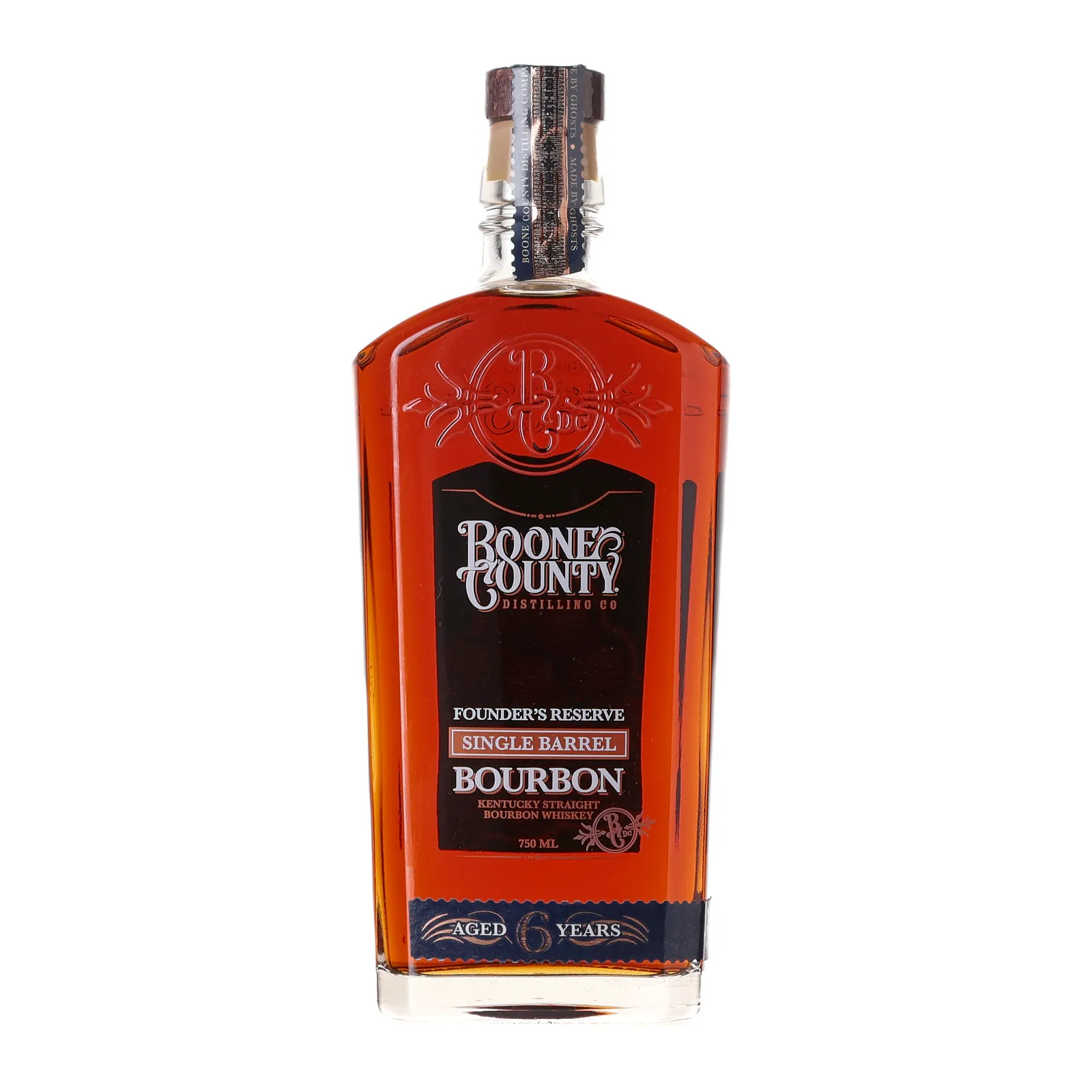 Boone County Founder's Reserve Single Barrel 6 Year Old, 65.5% whisky bottle