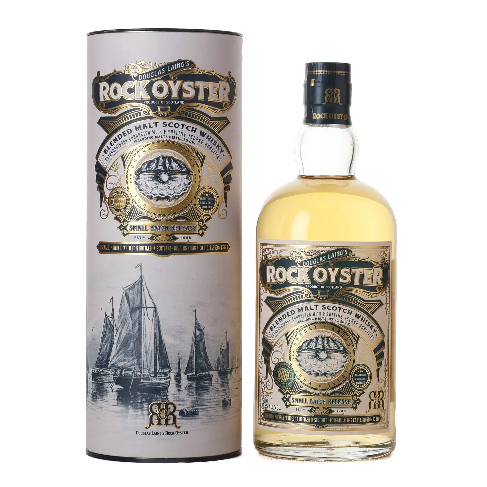 Rock Oyster Small Batch, Douglas Laing, 46.8% whisky bottle