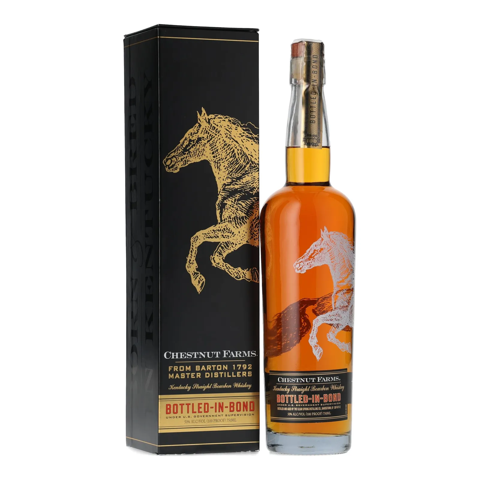 Chestnut Farms Bottled-In-Bond 6 Year Old, New Charred American Oak Cask, 2024, 50% whisky bottle