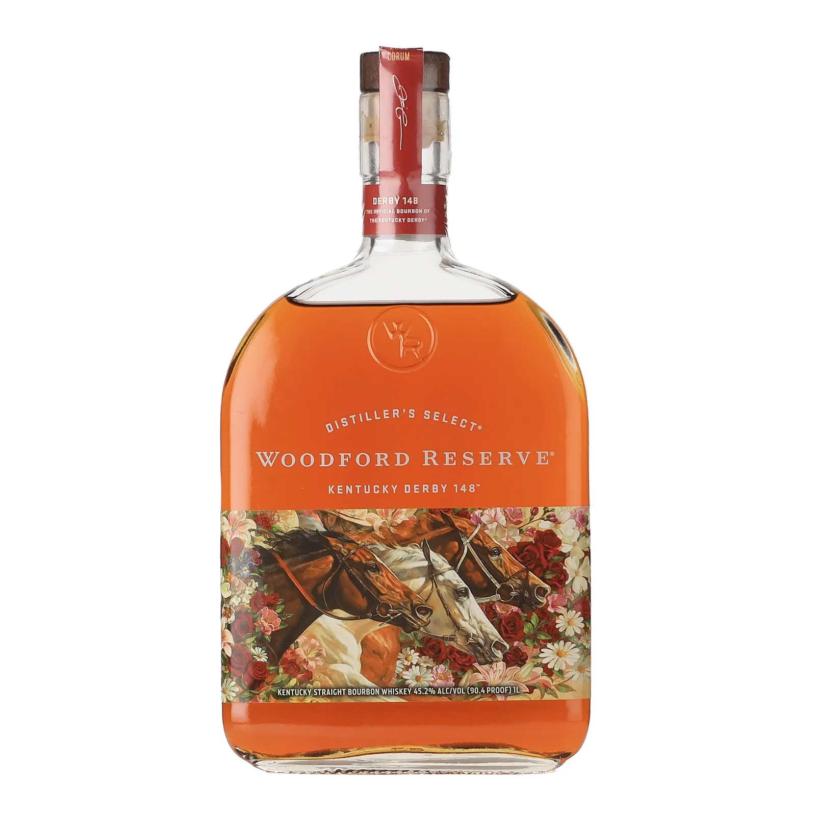 Woodford Reserve Kentucky Derby 148 Limited Edition, New Charred Oak Cask, 2022, 45.2% whisky bottle