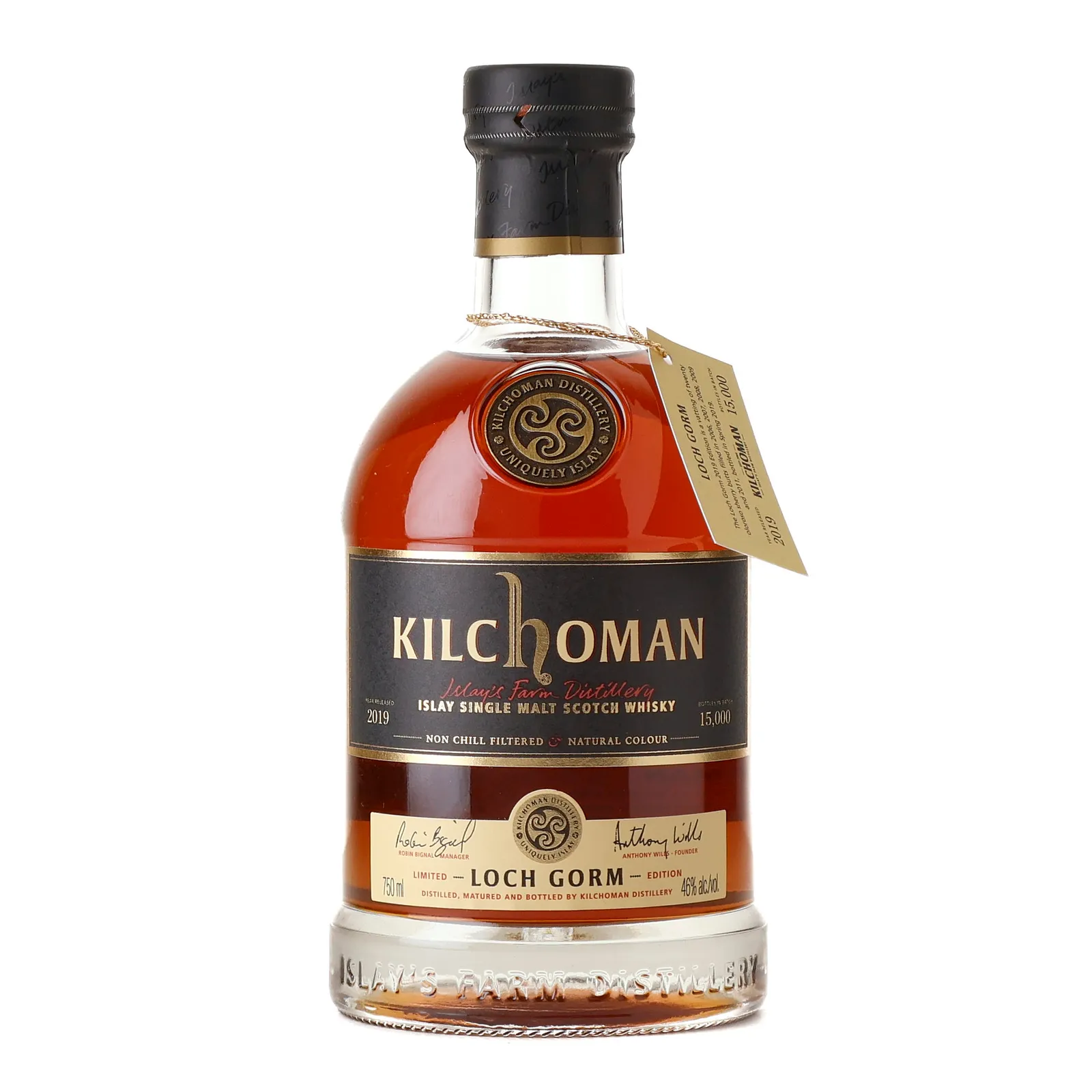 Kilchoman Loch Gorm, Sherry Cask, 2019, 46% whisky bottle