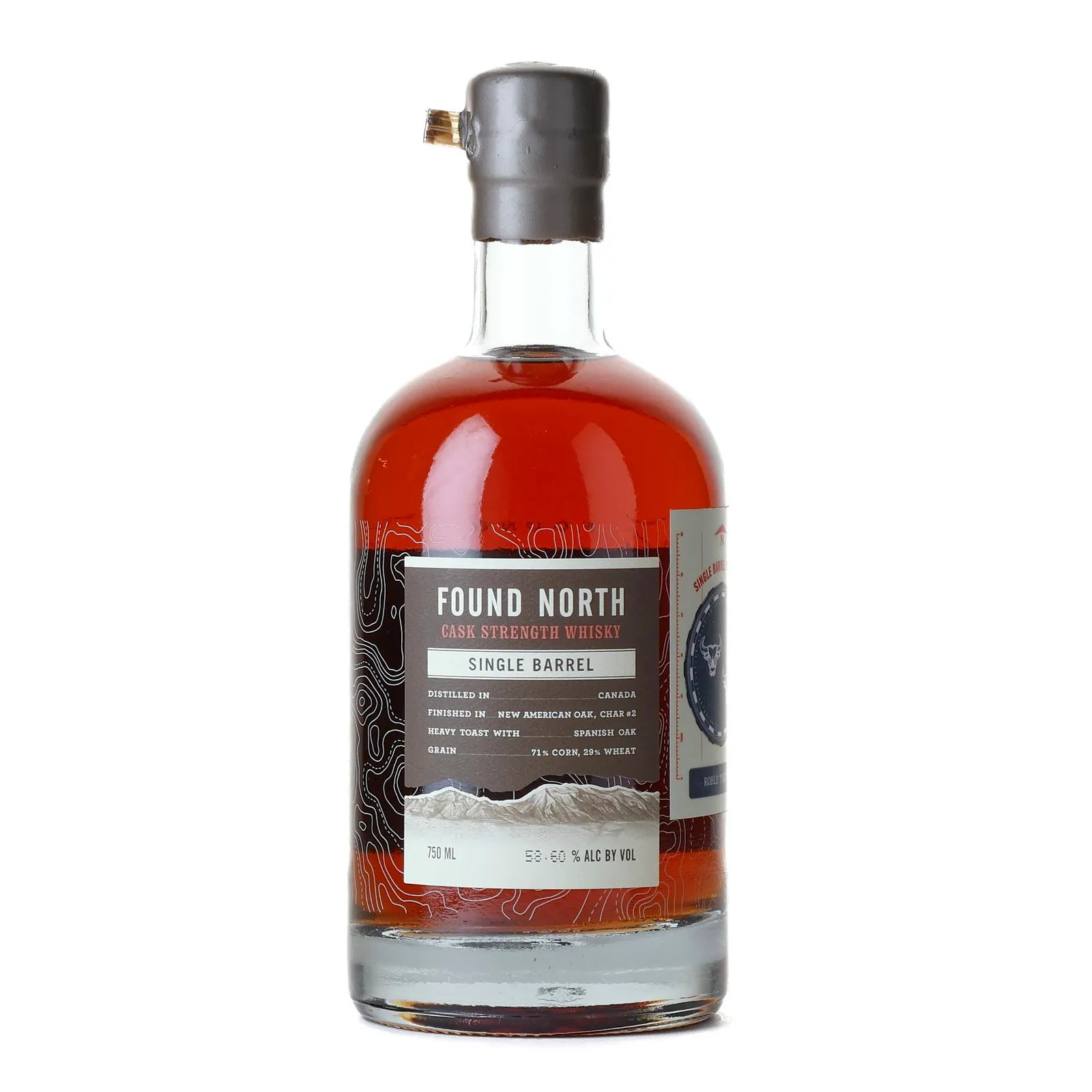 Found North Roble Tostado Private Barrel Selection, New American Oak & Spanish Oak Cask, 58.6% whisky bottle