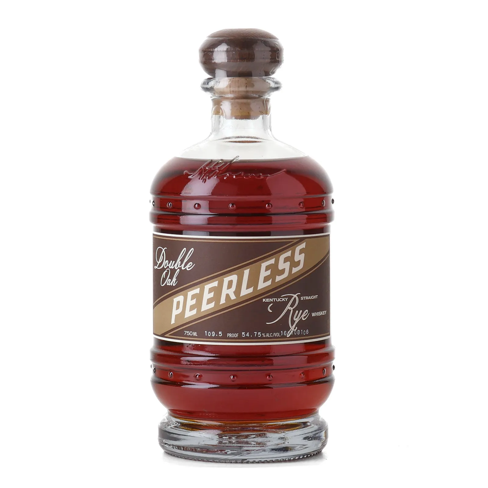 Peerless Double Oak Barrel Proof Rye, Oak Cask, 54.8% whisky bottle