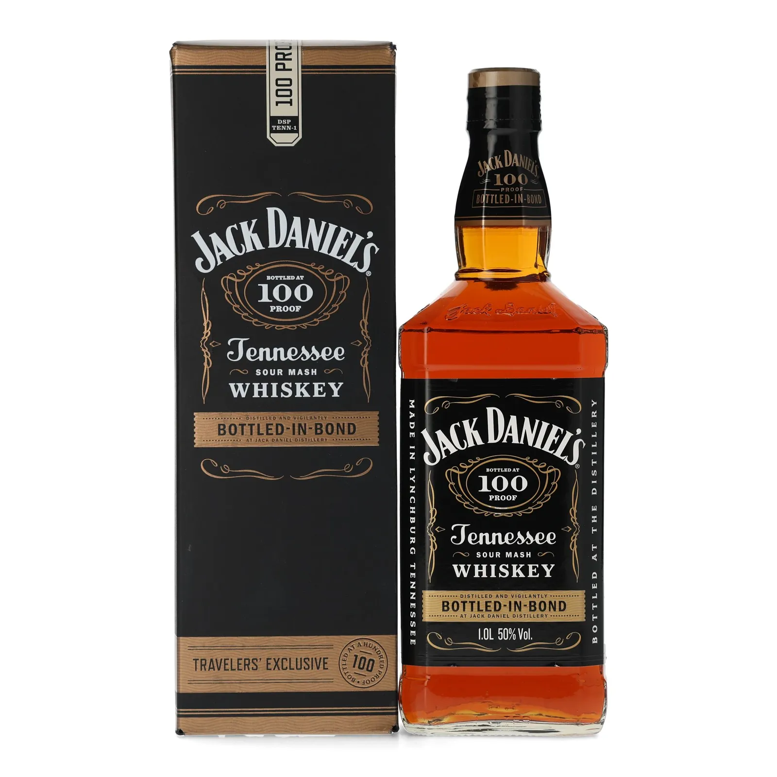 Jack Daniel's Bottled-in-Bond Travelers' Exclusive 4 Year Old, New Charred Oak Cask, 2018, 50% whisky bottle