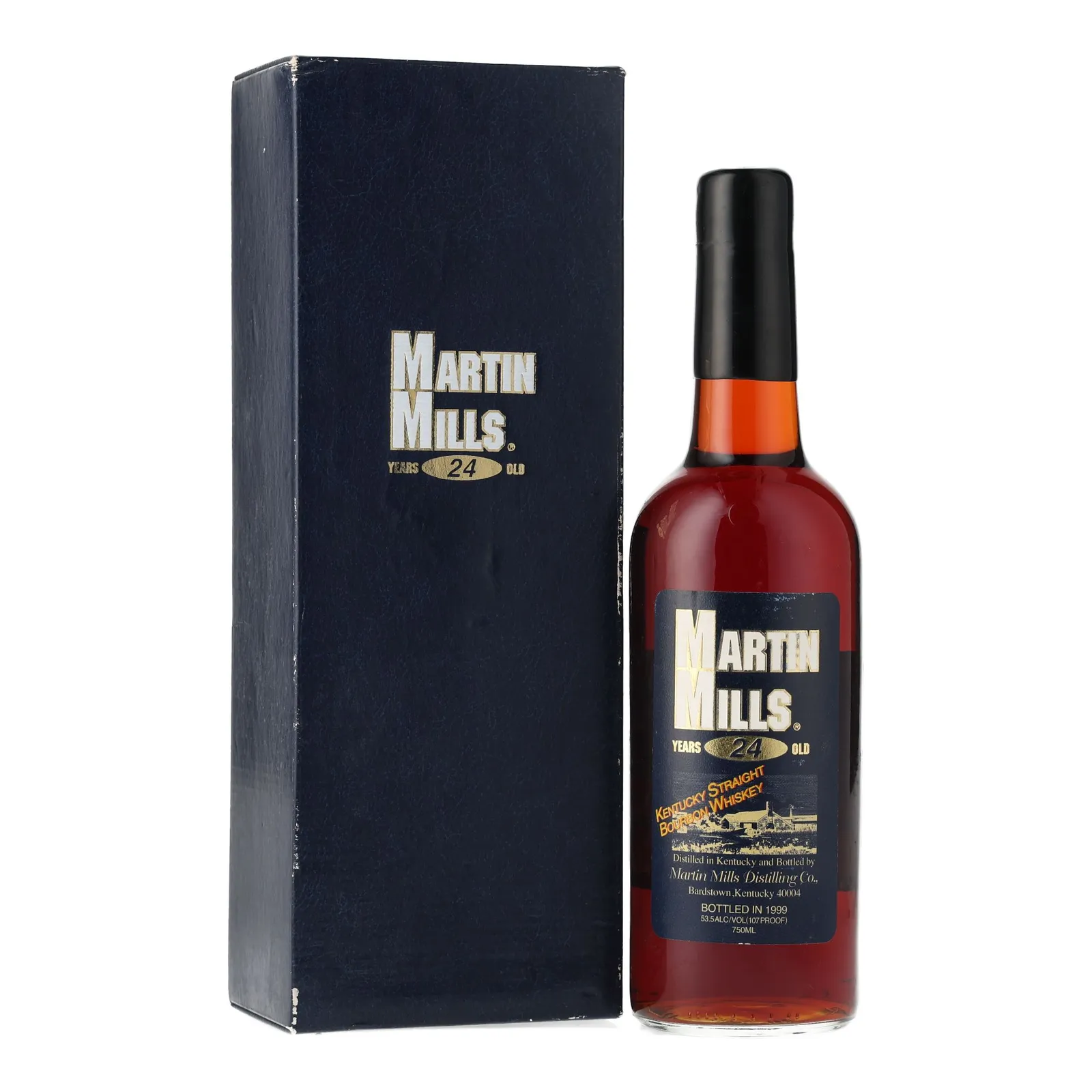 Old Heaven Hill Springs Martin Mills 24 Year Old, No. 2736 / 7424, 1999, 53.5% whisky bottle