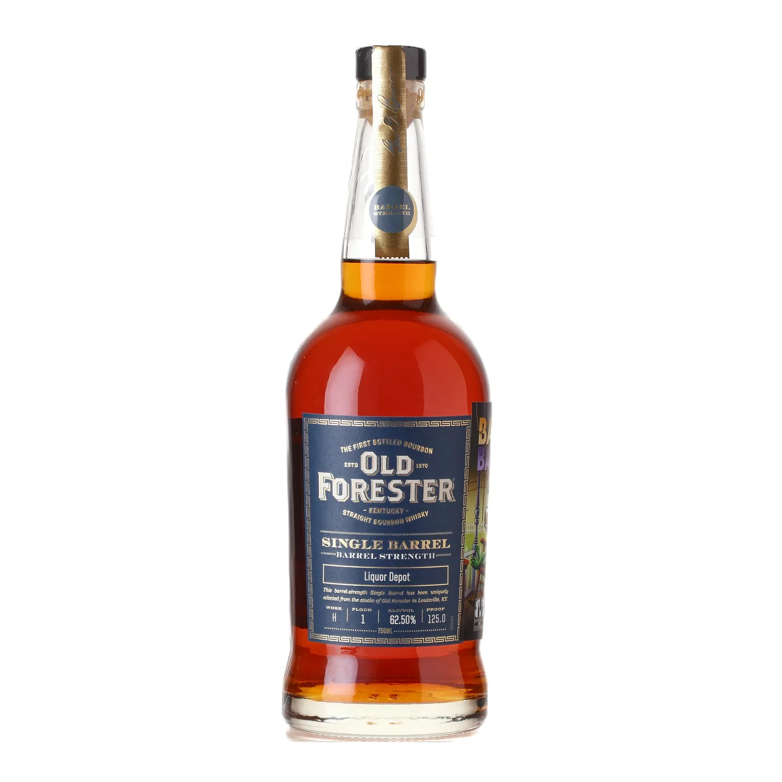 Old Forester Single Barrel Barrel Strength 'Liquor Depot', 62.5% whisky bottle