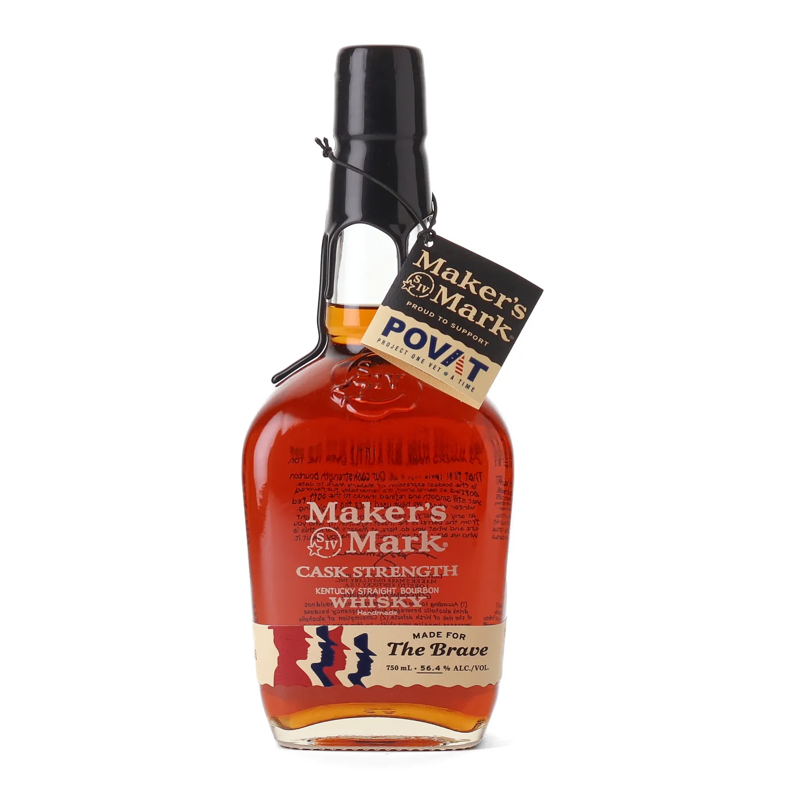 Maker's Mark Made for the Brave Cask Strength, Batch No. 25-01, 56.4% whisky bottle