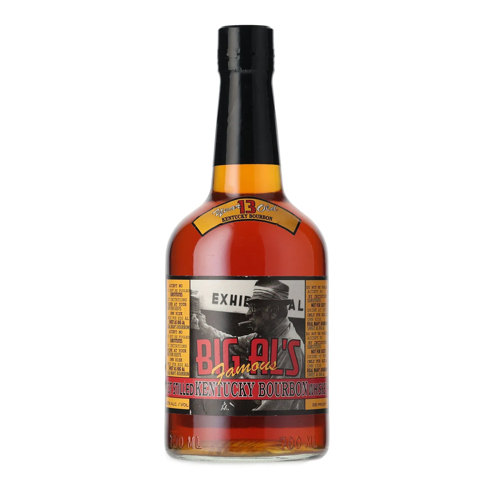 Big Al's Famous 13 Year Old, Kentucky Bourbon Distillers, 43% whisky bottle