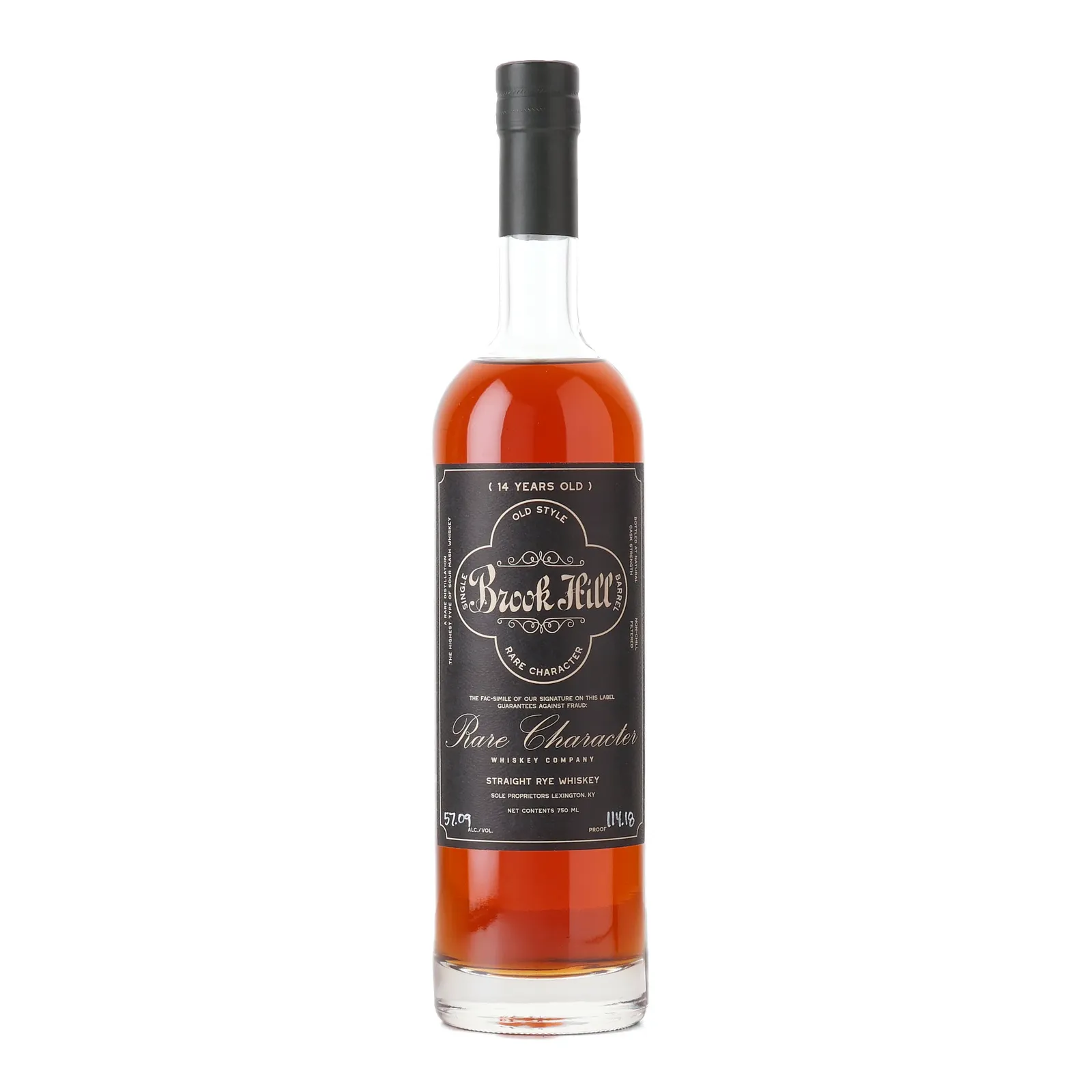 Brook Hill Authenticity 14 Year Old, Cask #BH-14, Rare Character, 57.09% whisky bottle