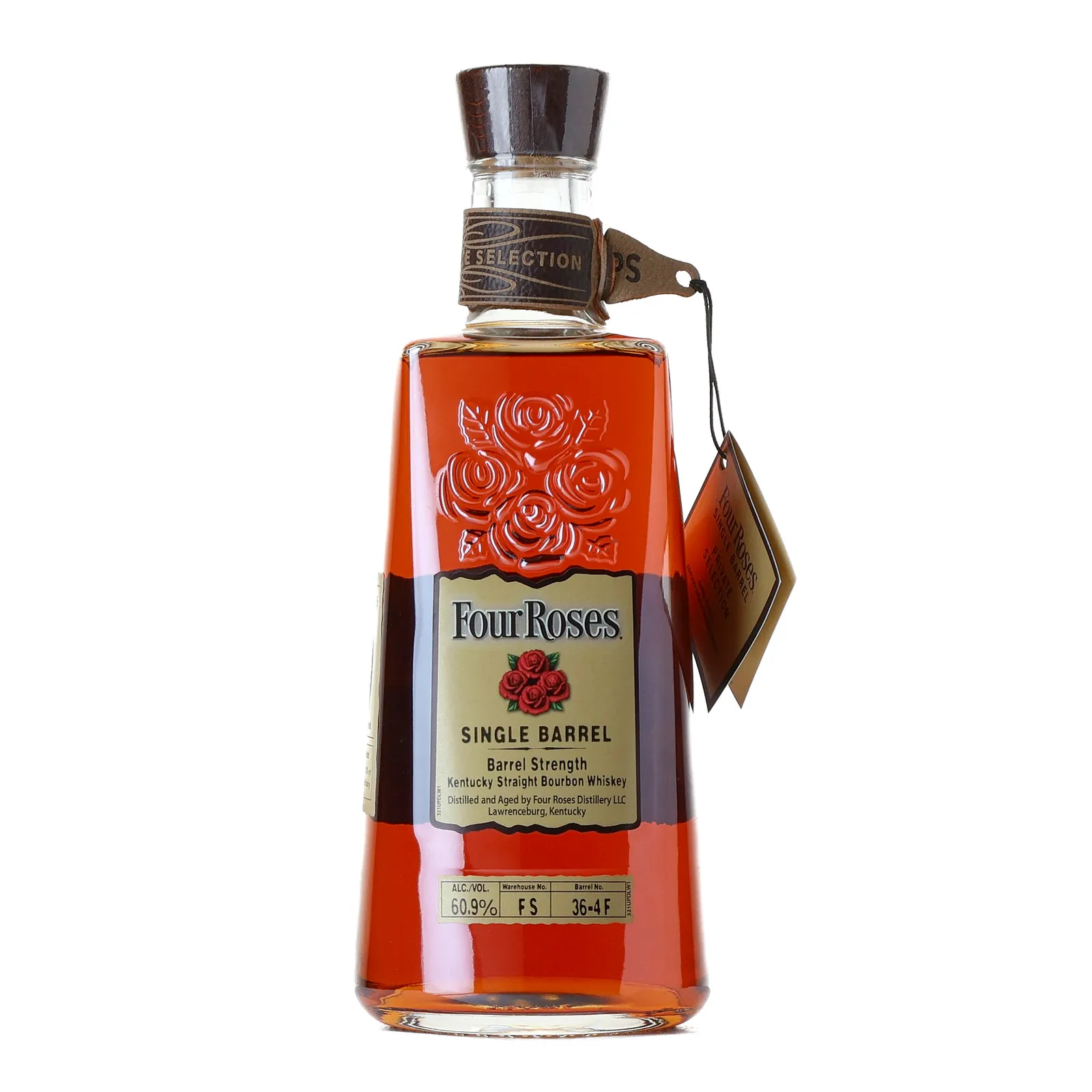 Four Roses Barrel Strength OESK 10 Year Old, Cask #36-4F, 60.9% whisky bottle