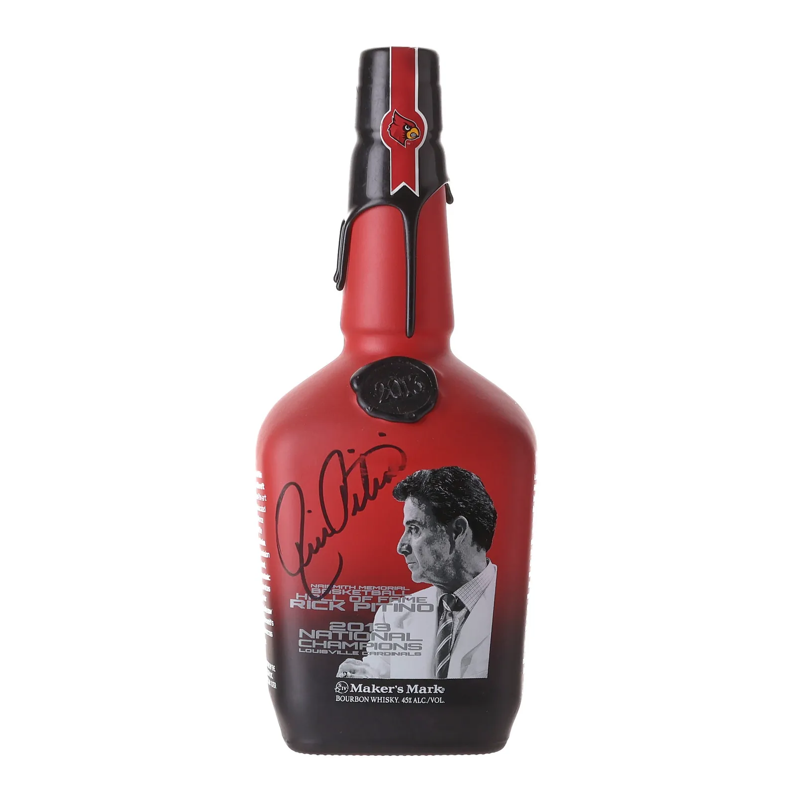 Maker's Mark Rick Pitino National Champions, 2013, 45% whisky bottle