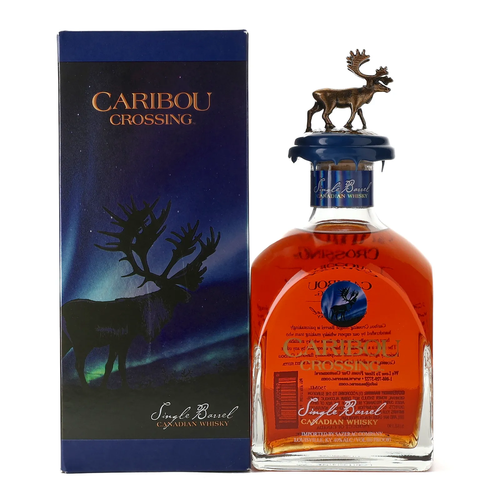Caribou Crossing Single Barrel, 2023, 40% whisky bottle