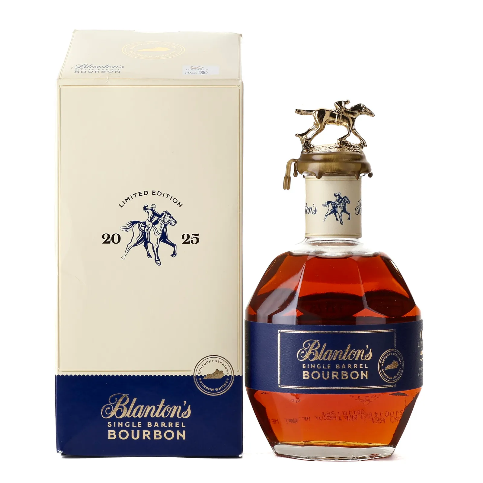 Blanton's Single Barrel Bourbon Letter A, Cask #491, 2025, 60% whisky bottle