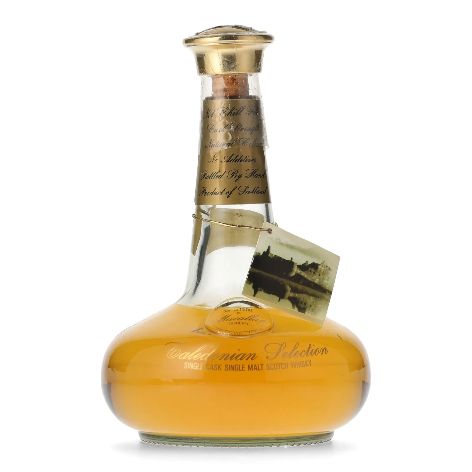 Macallan Caledonian Selection, Sherry Cask, Cask #5806, 1988, Liquid Gold Enterprises, 58.1% whisky bottle