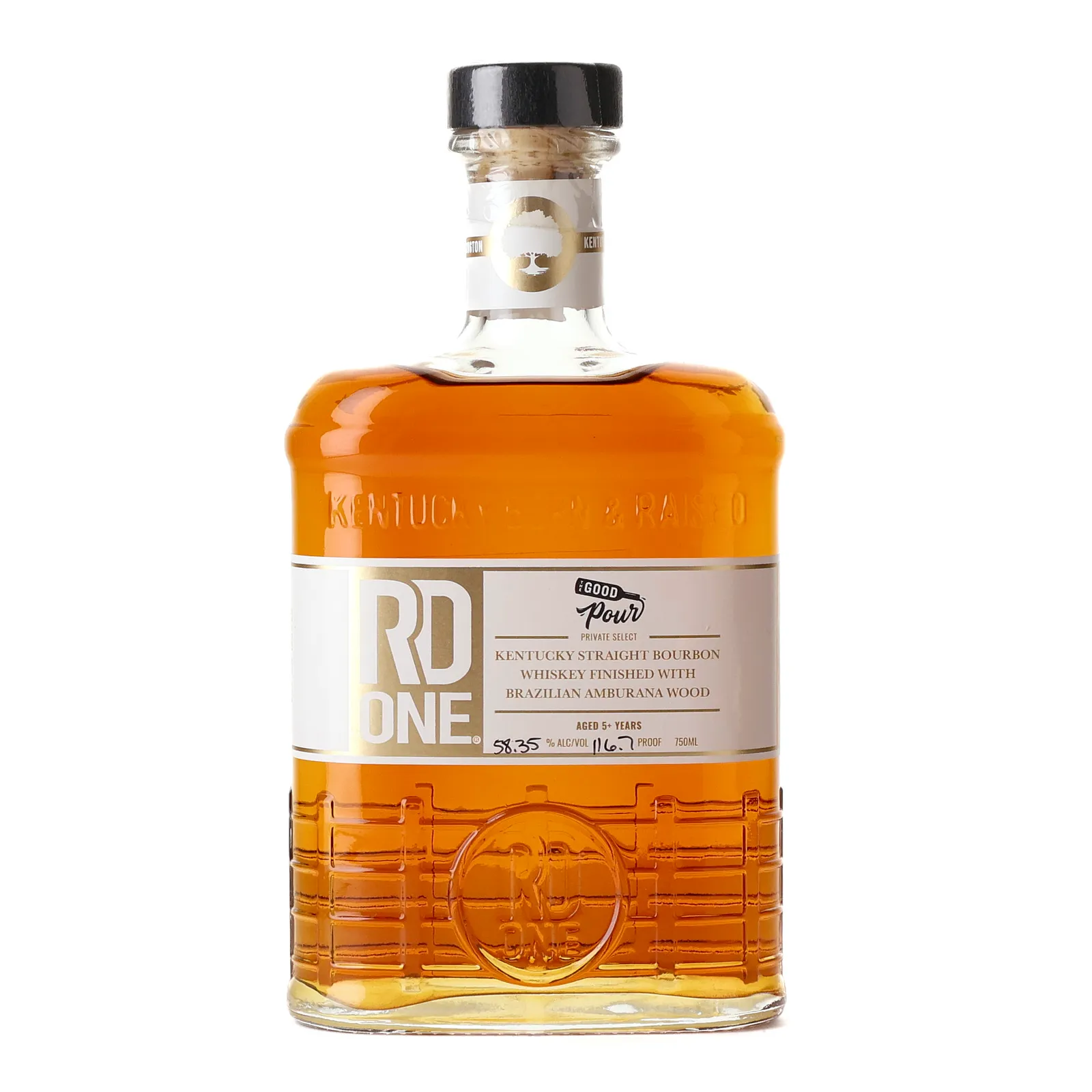 RD One Amburana Wood Finish Private Select The Good Pour 5 Year Old, Amburana & Oak Cask, 58.35% whisky bottle