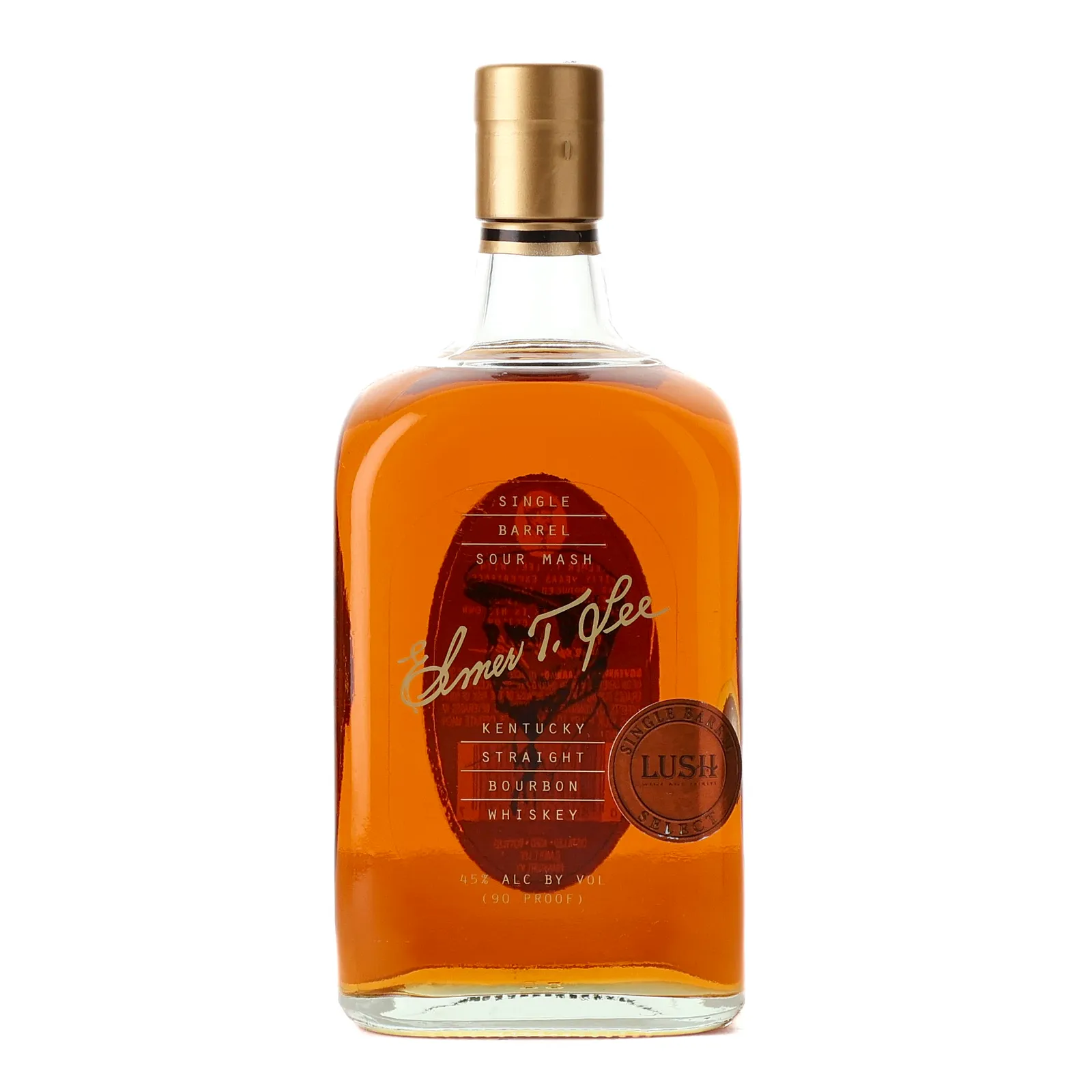 Elmer T. Lee Lush Private Barrel Selection, New Charred Oak Cask, 45% whisky bottle