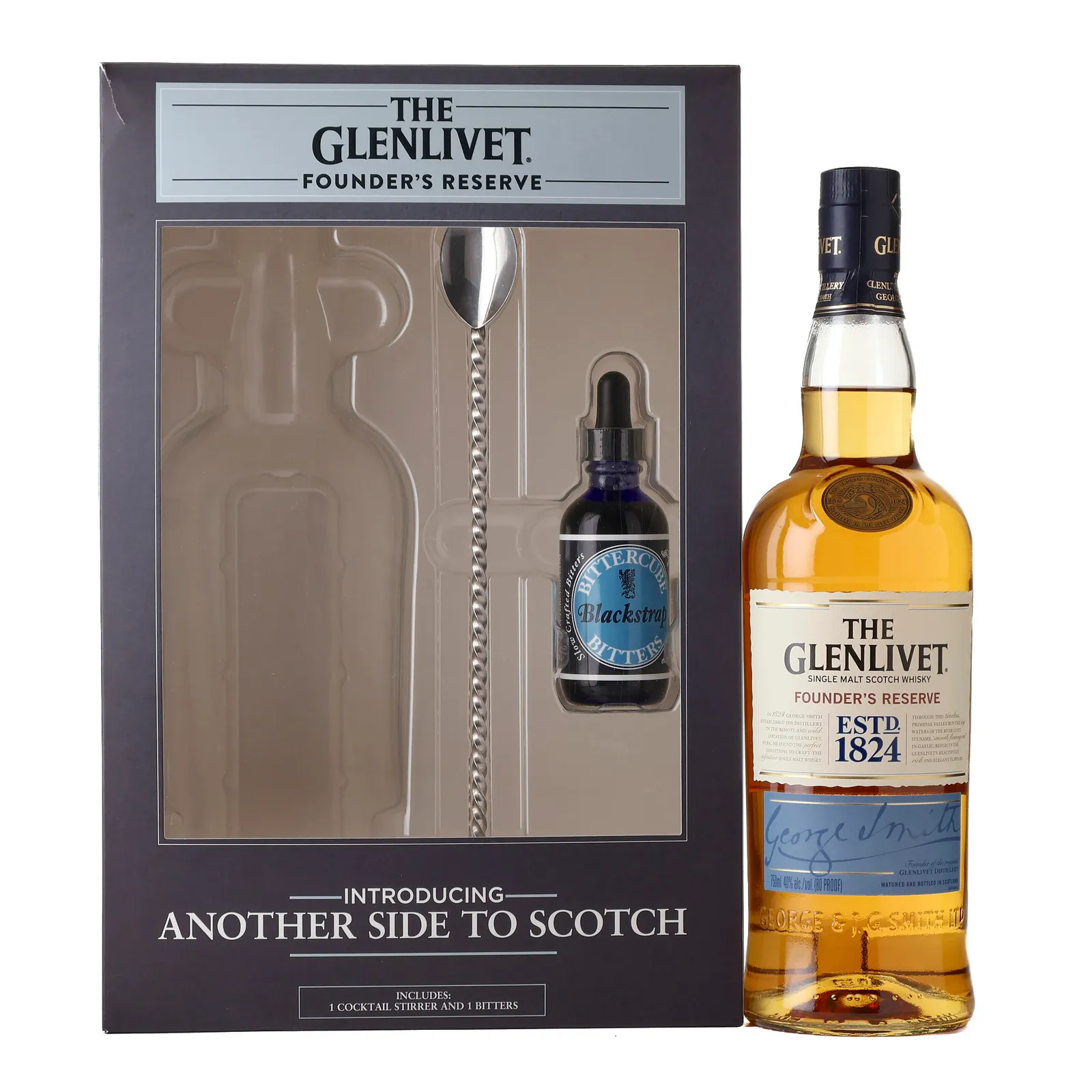 Glenlivet Founder's Reserve, Oak Cask, 2018, 40% whisky bottle