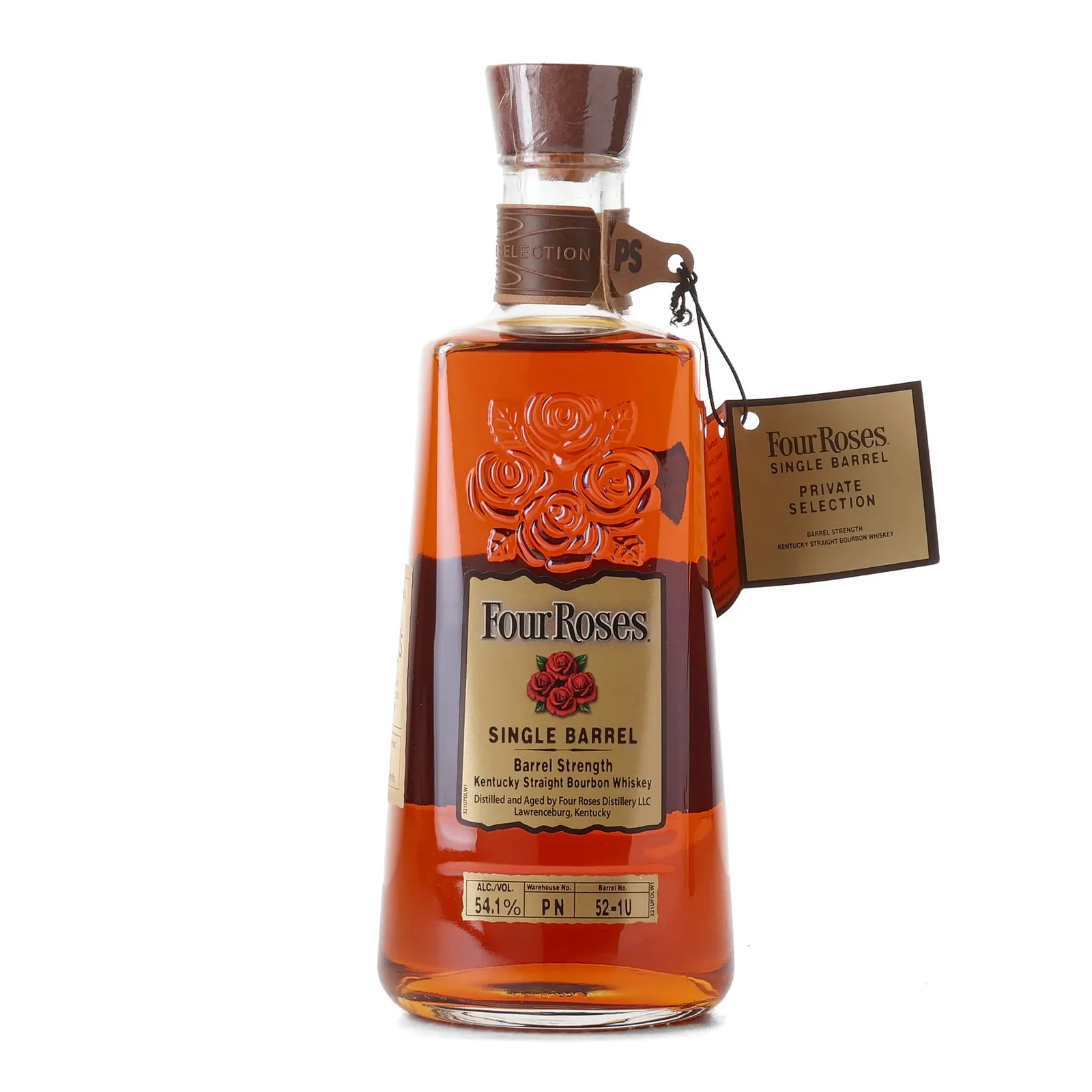 Four Roses Single Barrel Private Selection OESO 9 Year Old, Cask #52-1U, 2023, 54.1% whisky bottle