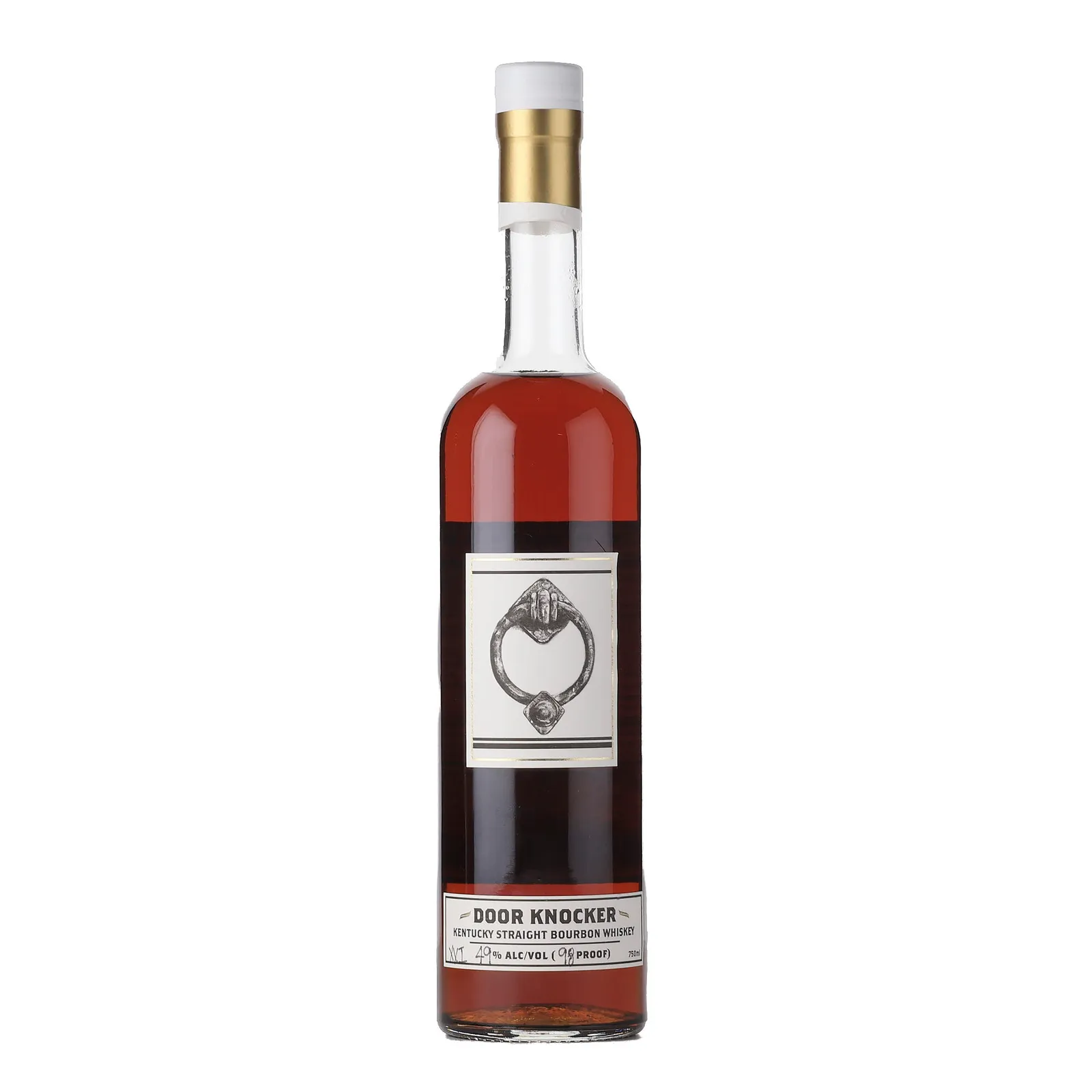Door Knocker Kentucky Straight Bourbon Whiskey, Cask #XVI, 49% whisky bottle