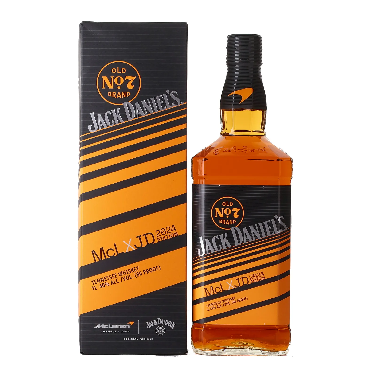 Jack Daniel's McLaren Edition Tennessee Whiskey, New Charred American Oak Cask, 2024, 40% whisky bottle