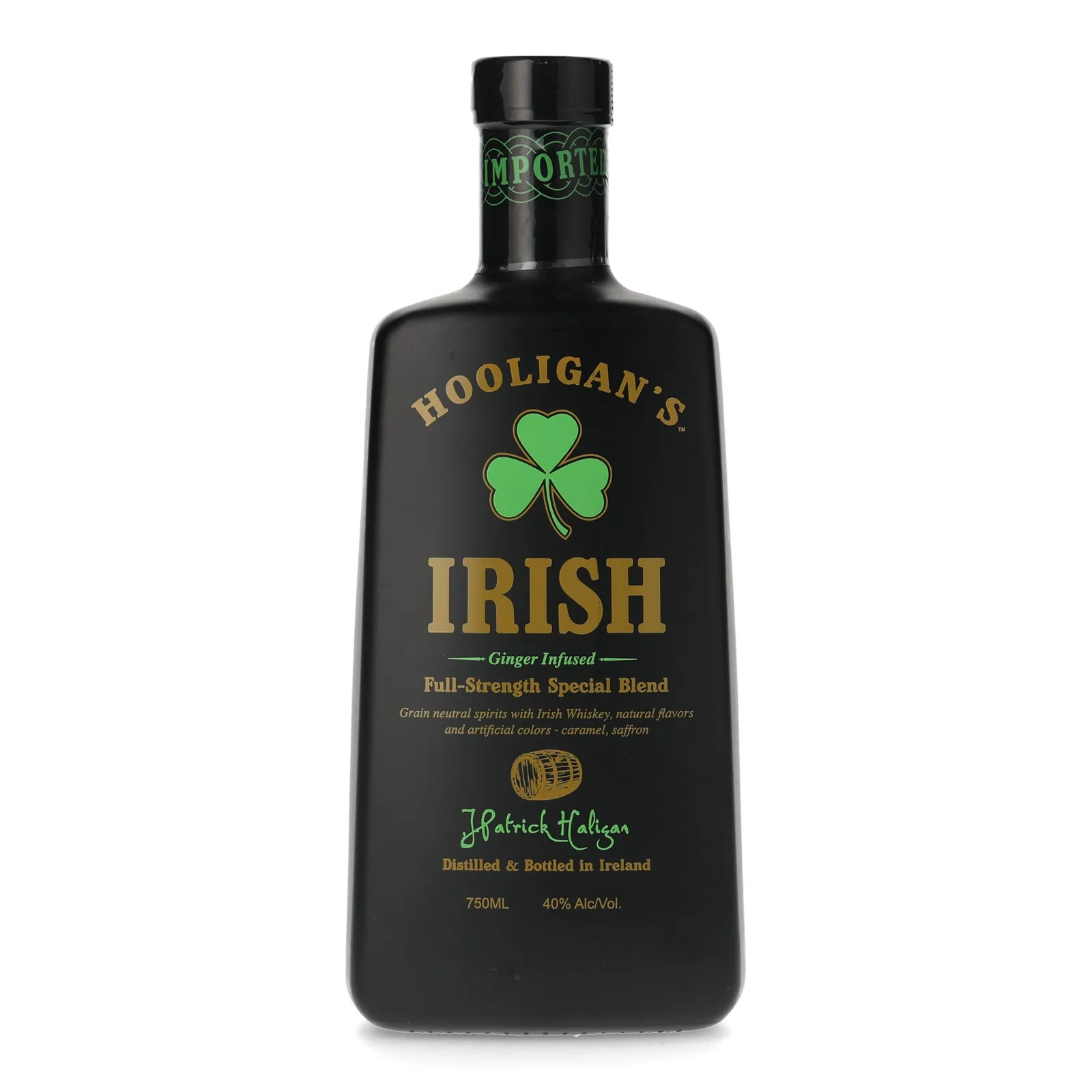 Hooligan's Full-Strength Special Blend, 40% whisky bottle