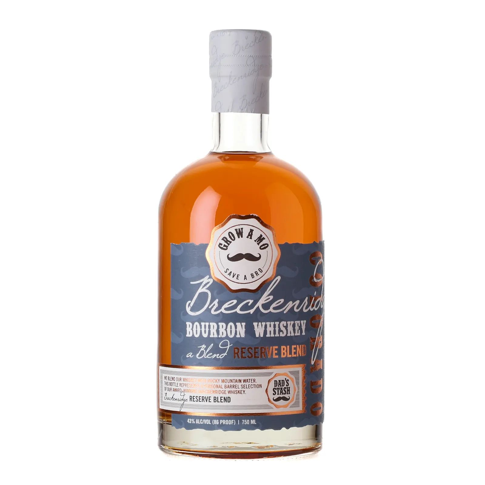 Breckenridge Reserve Blend, 43% whisky bottle