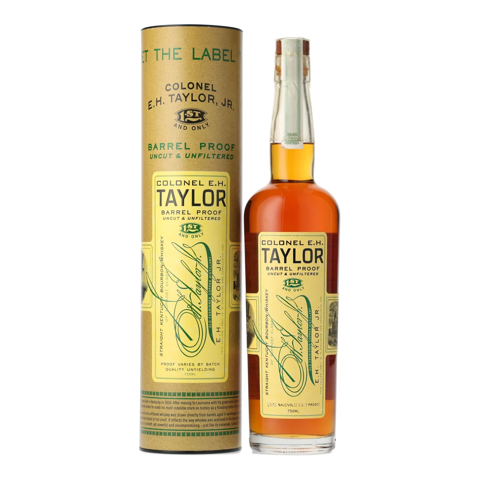 Colonel E.H. Taylor Barrel Proof Bourbon Batch No. 7, 2018, 64.8% whisky bottle