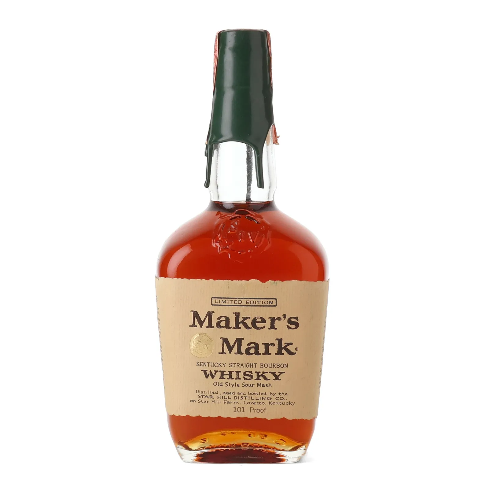 Maker's Mark Old Style Sour Mash Limited Edition 101 Proof, 50.5% whisky bottle