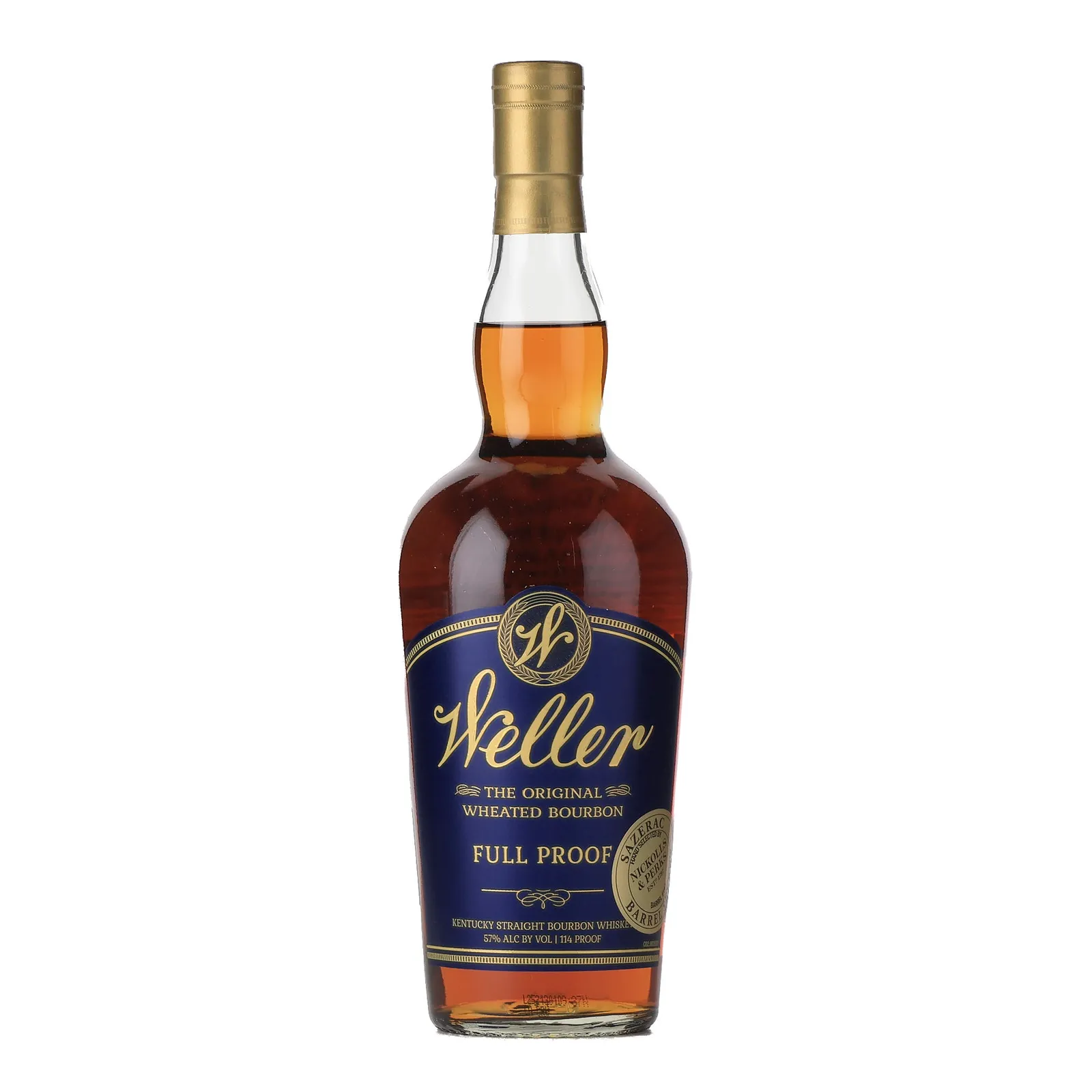 Weller Full Proof, Cask #161, 2025, Nickolls & Perks, 57% whisky bottle