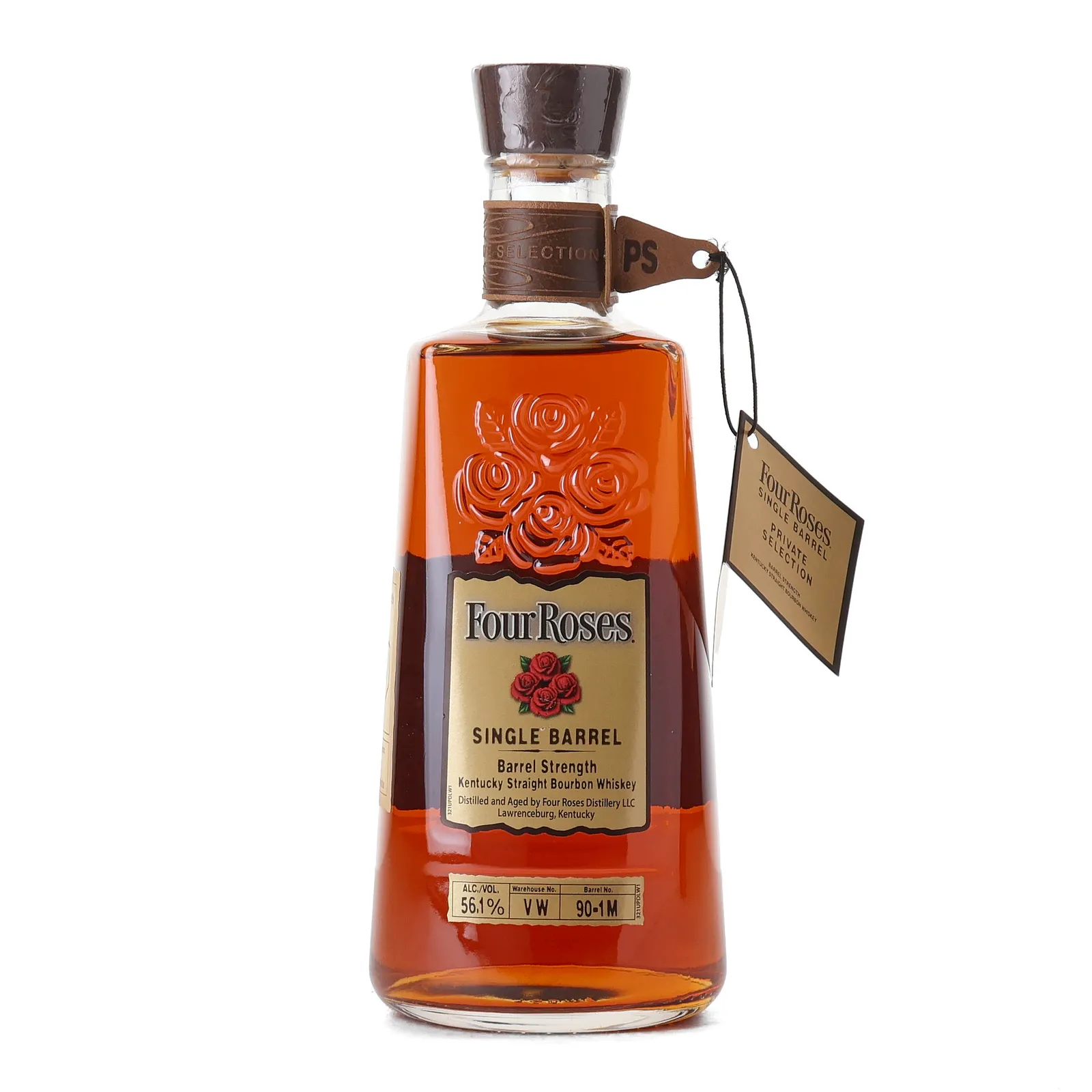 Four Roses Barrel Strength OBSK 8 Year Old, Cask #90-1M, 56.1% whisky bottle