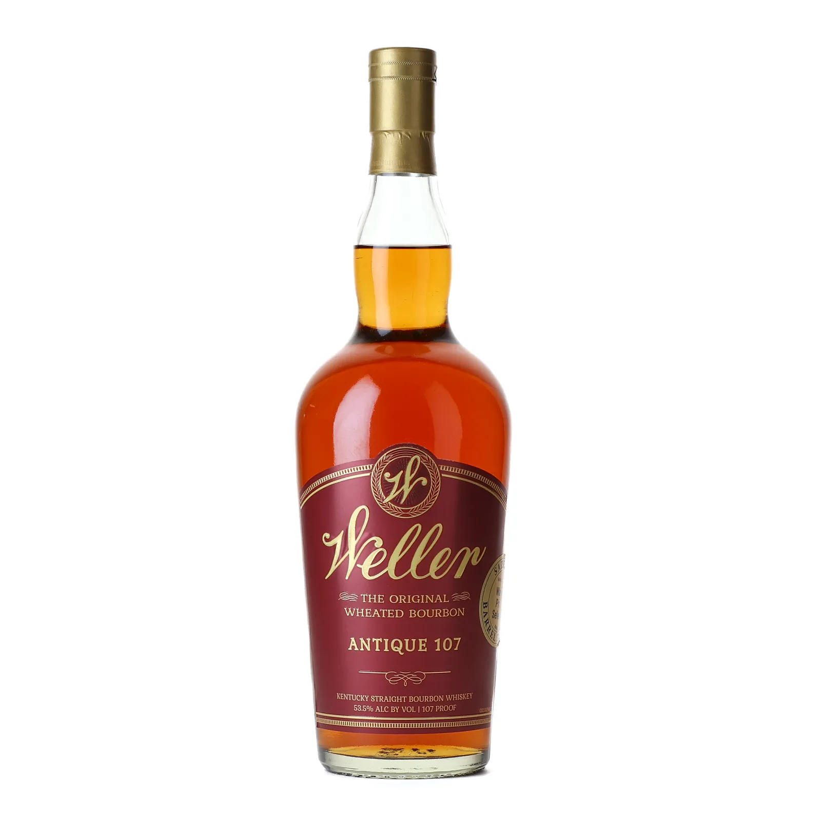 Weller Antique 107 'Walmart' Private Barrel Selection, New Charred Oak Cask, 2025, 53.5% whisky bottle