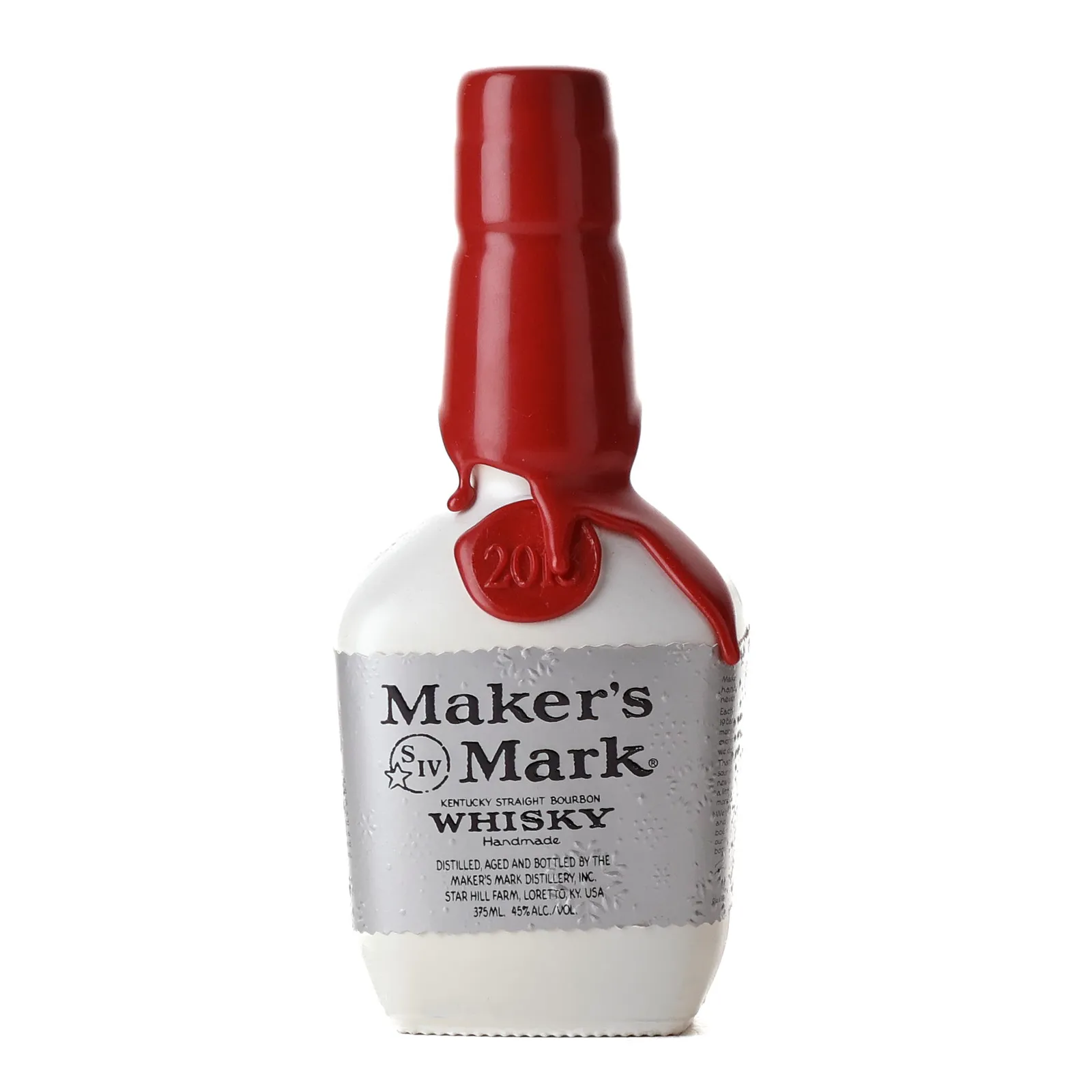 Maker's Mark Christmas Bourbon, New Charred Oak Cask, 2013, 45% whisky bottle