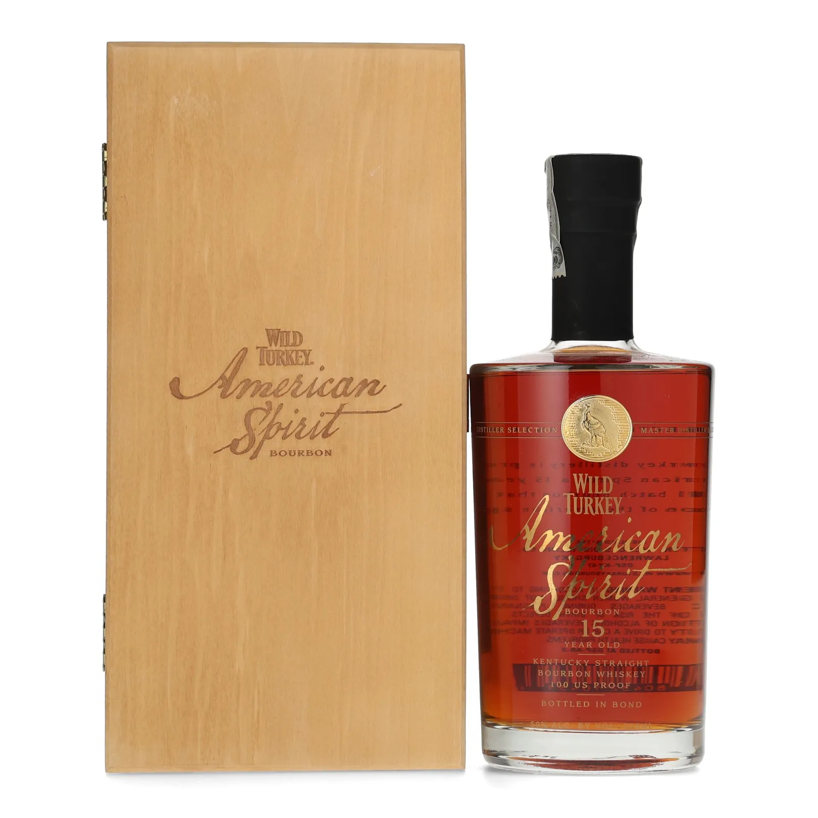 Wild Turkey American Spirit 15 Year Old, 2007, 50% whisky bottle