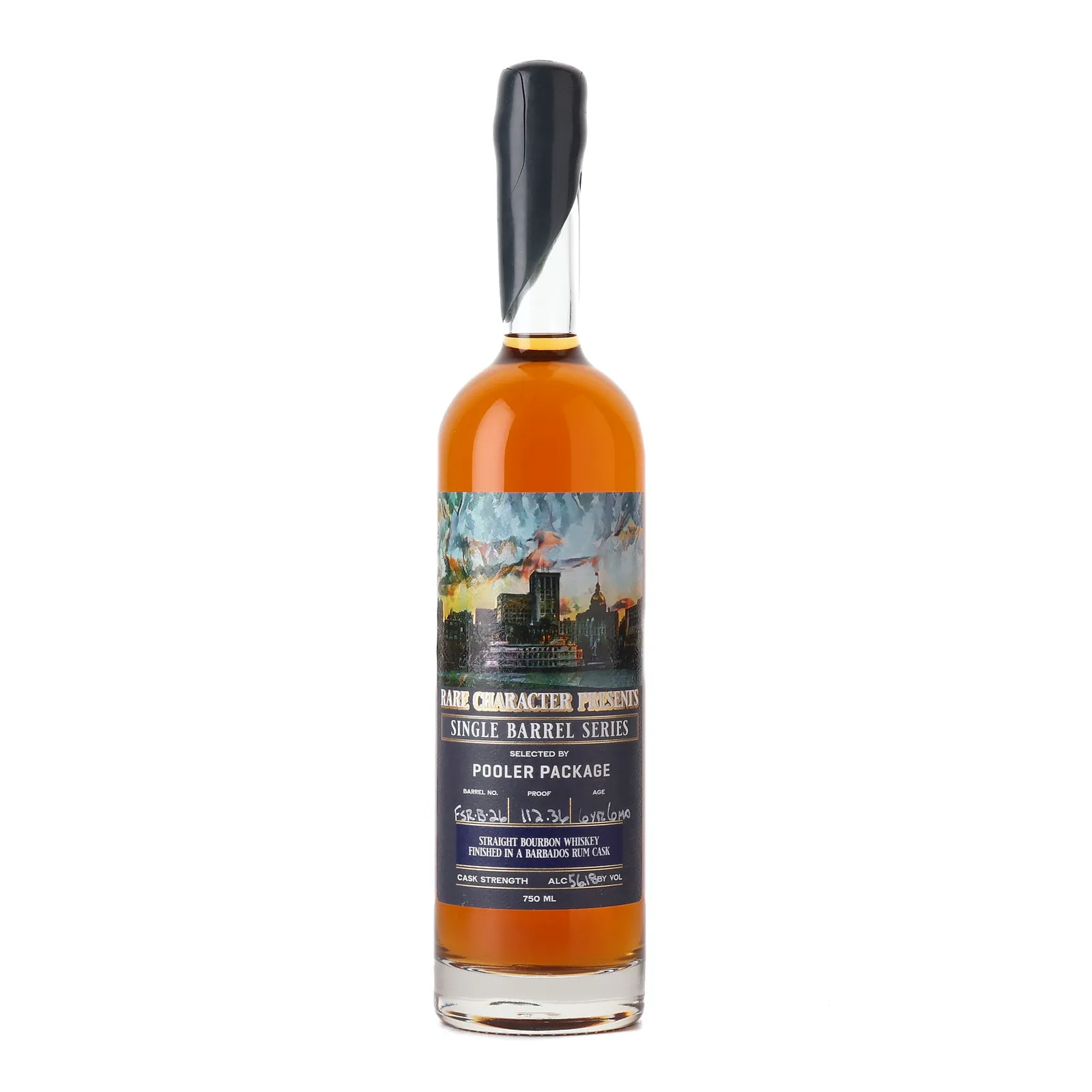 Rare Character Single Barrel Series Barbados Rum Cask Finish 6 Year Old, Cask #FSR-B-26, Rare Character, 56.18% whisky bottle