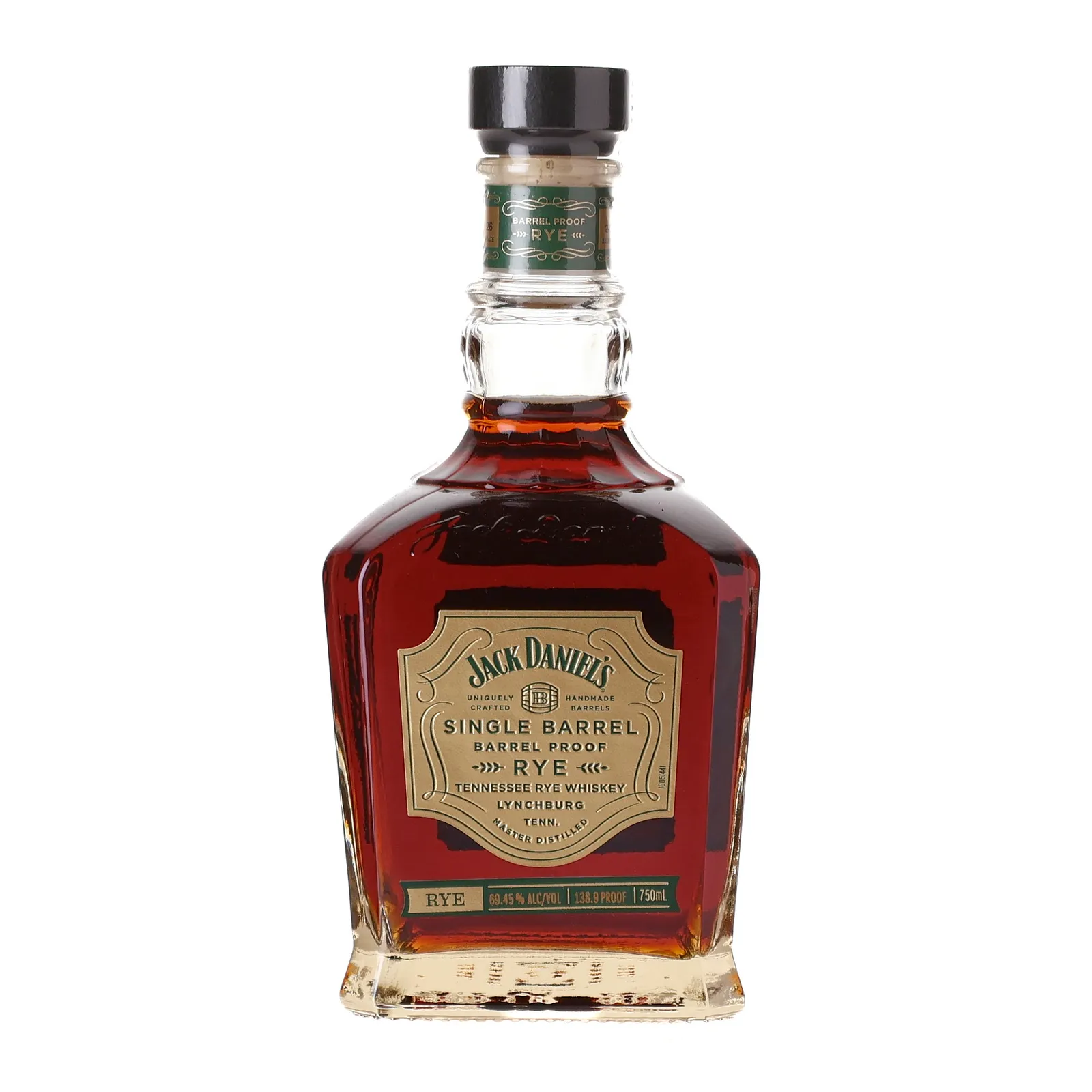 Jack Daniel's Single Barrel Barrel Proof Rye, Cask #26-26540, 69.45% whisky bottle