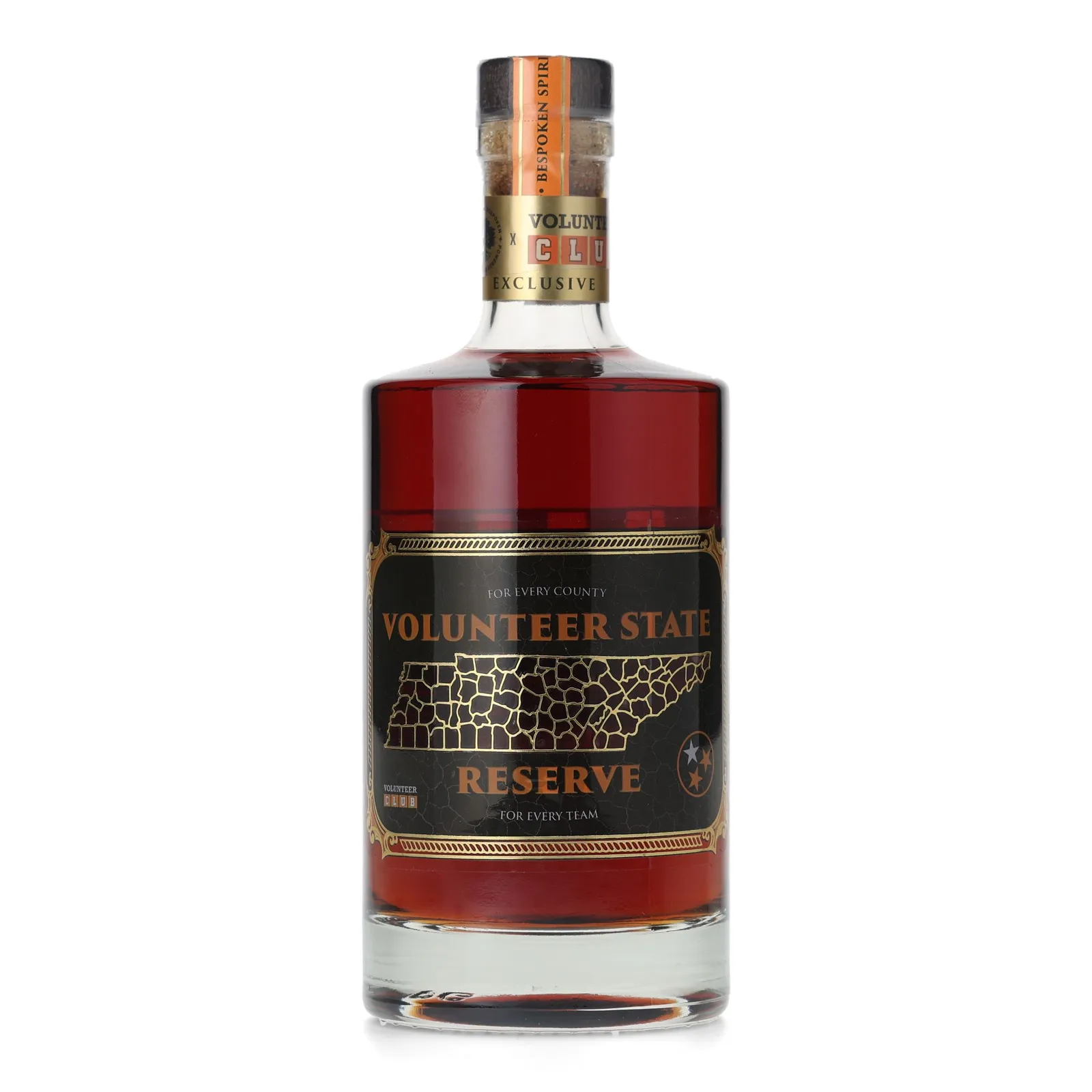 Bespoken Volunteer Reserve, Oak Staves Cask, 54% whisky bottle