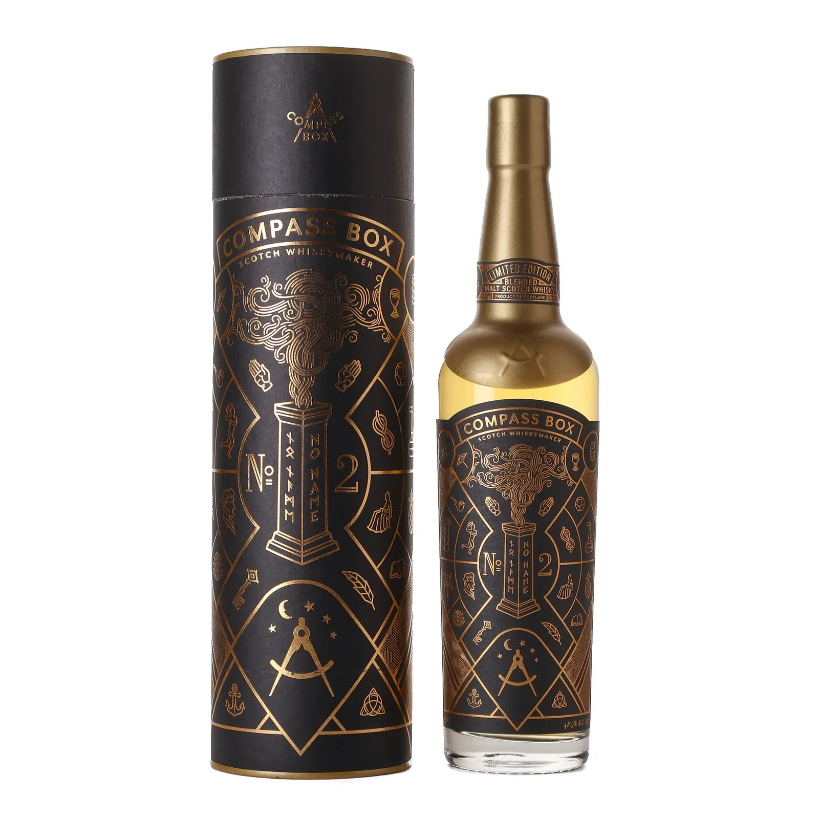 Compass Box No Name No. 2, 2019, 48.9% whisky bottle