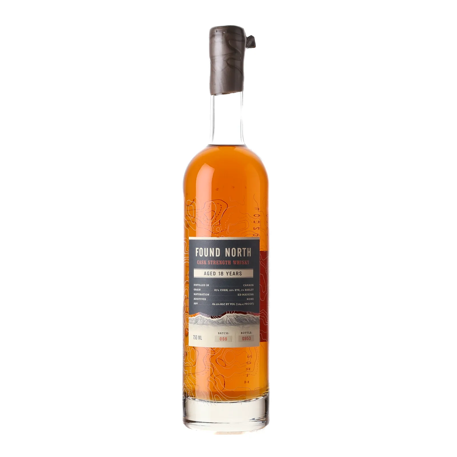 Found North Cask Strength 18 Year Old, Ex-Madeira Cask, Batch No. 008, 62.2% whisky bottle
