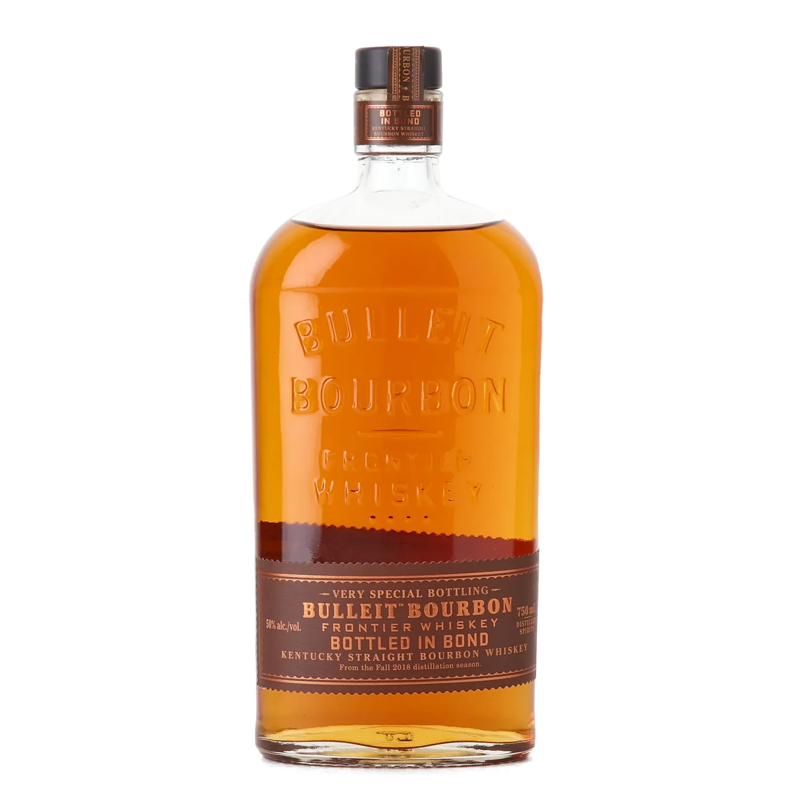 Bulleit Bottled in Bond Bourbon, 50% whisky bottle