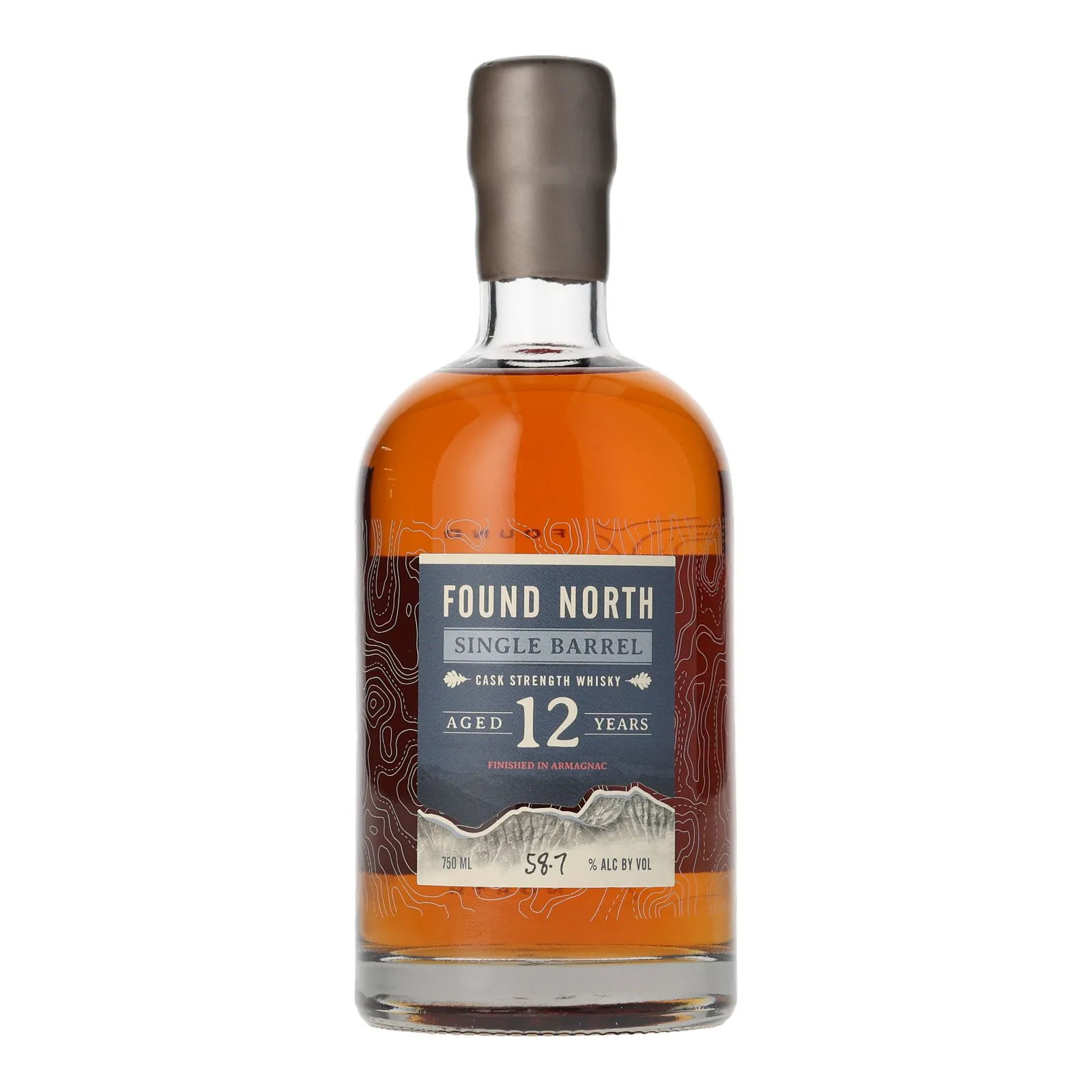 Found North Single Barrel 12 Year Old, Armagnac Cask, Cask #6130, Season 006, 58.7% whisky bottle