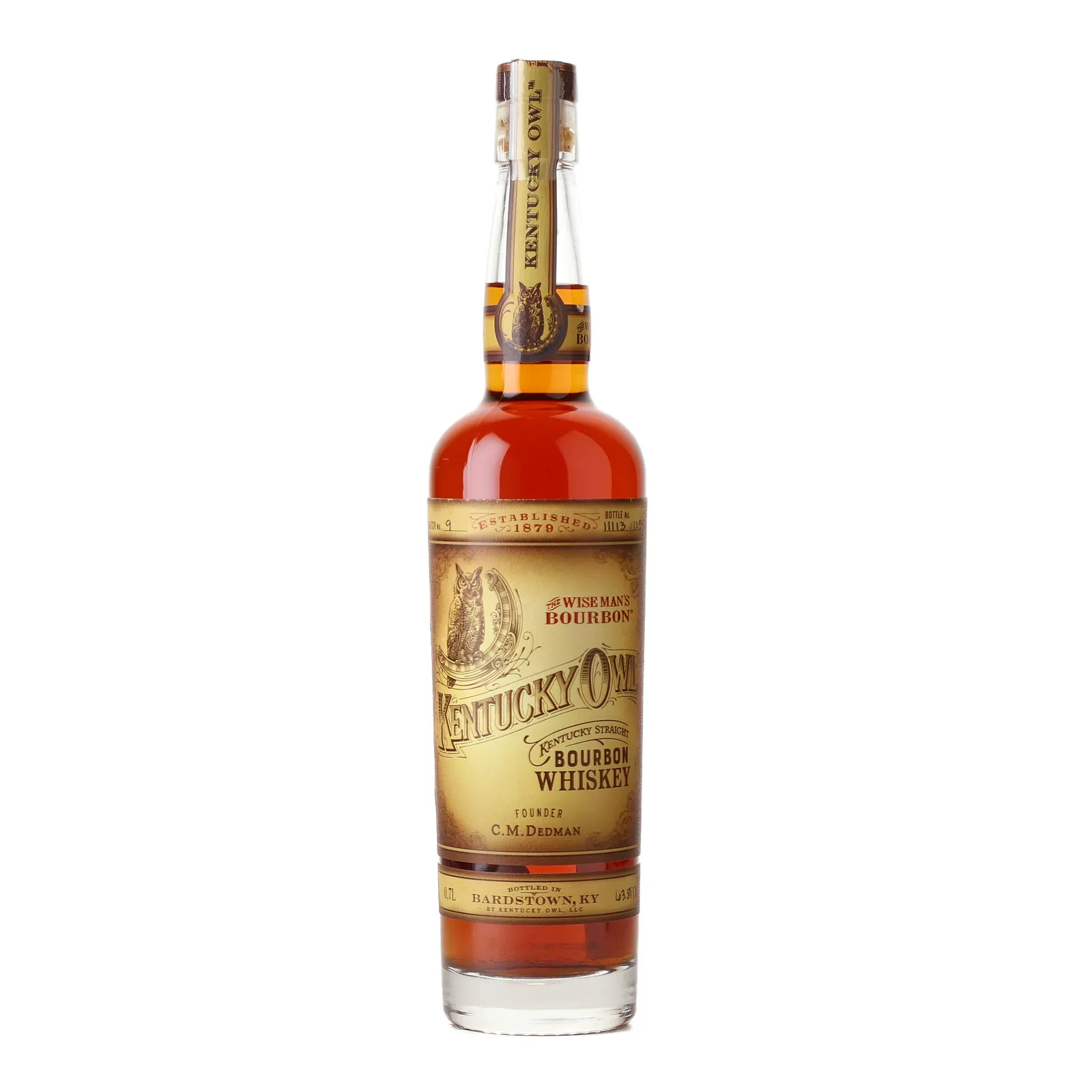 Kentucky Owl Bourbon, New Charred American Oak Cask, Batch 9, 2019, 63.8% whisky bottle