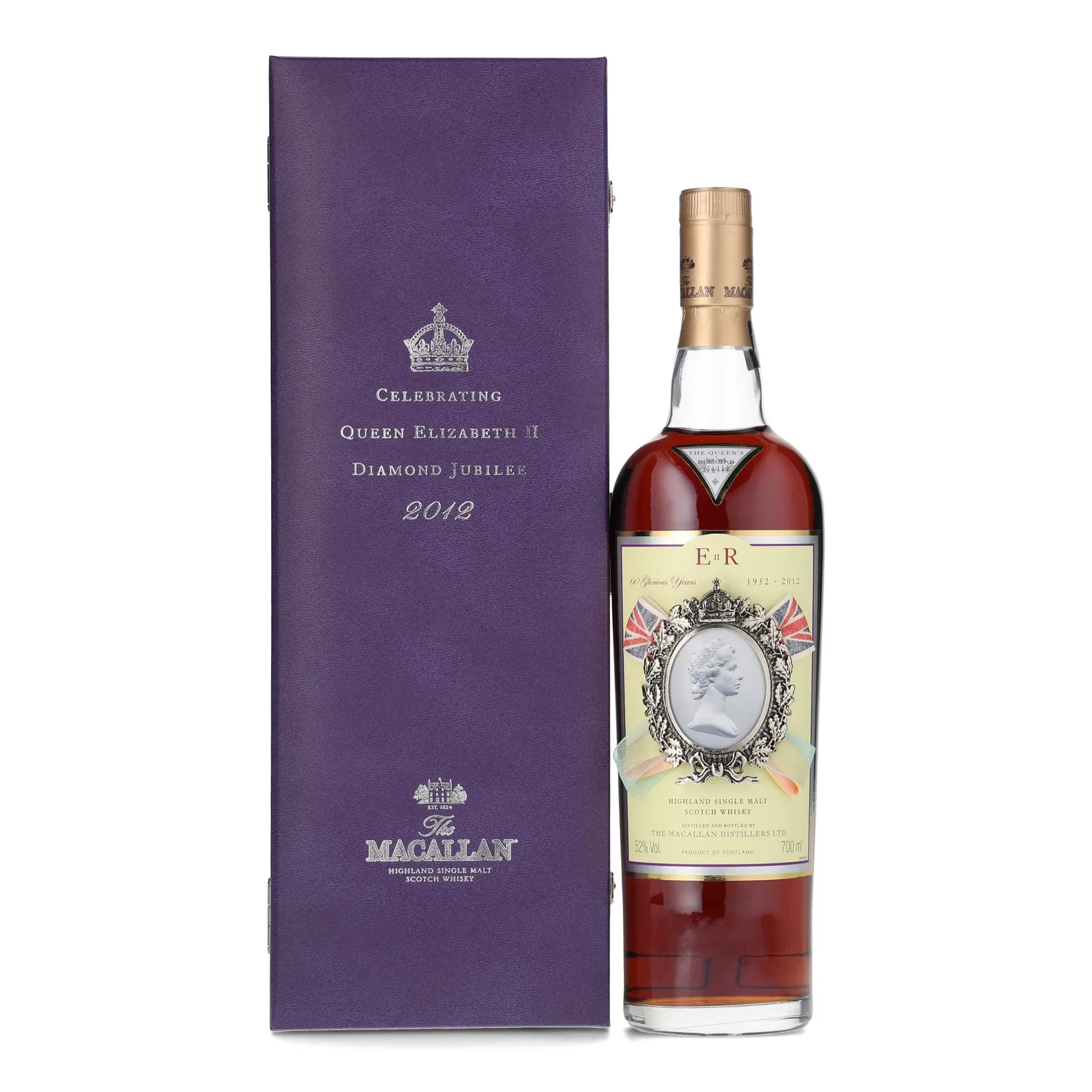 Macallan Diamond Jubilee, Sherry Cask, 2012, 52% whisky bottle