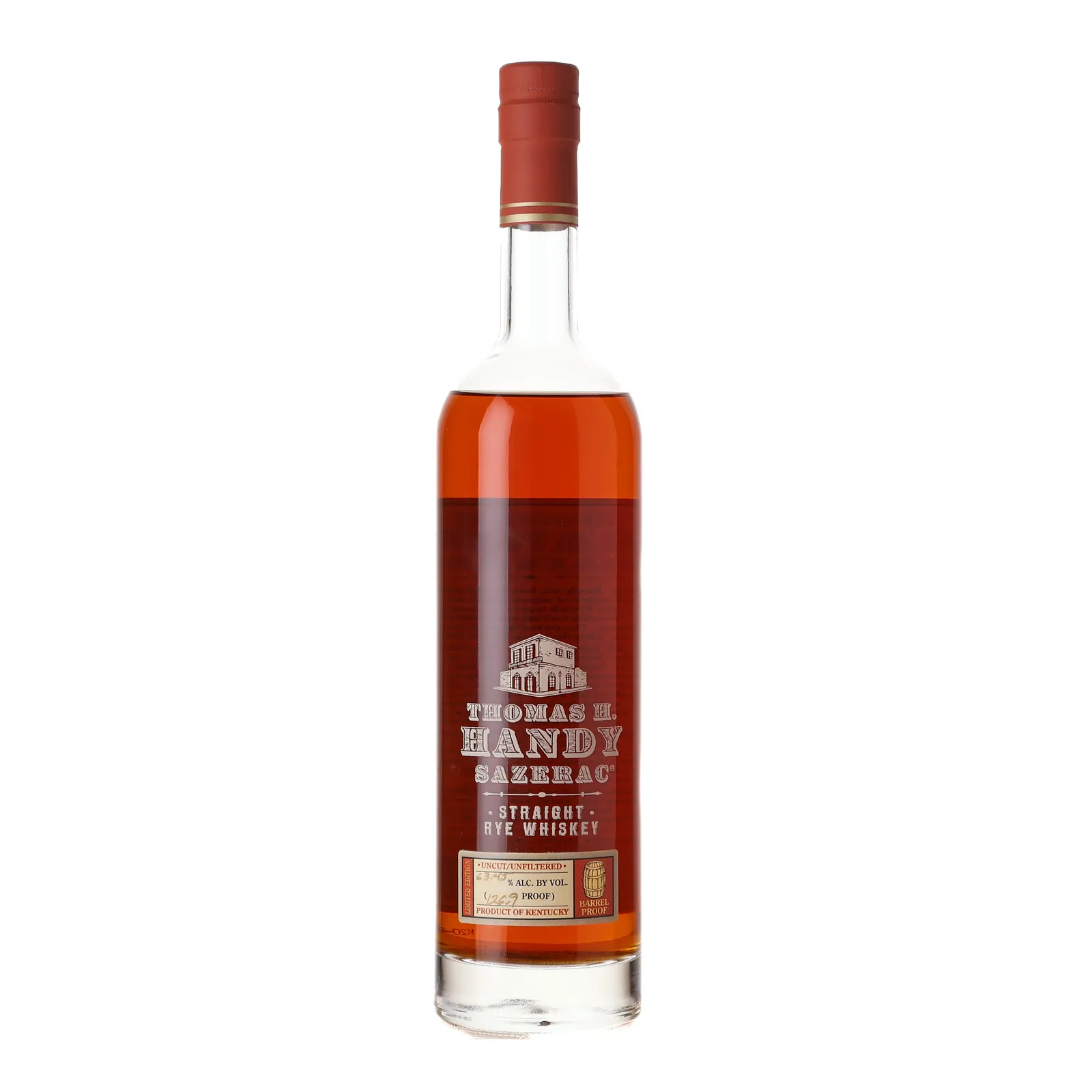 Thomas H. Handy Sazerac Rye 6 Year Old, 2010, 63.45% whisky bottle
