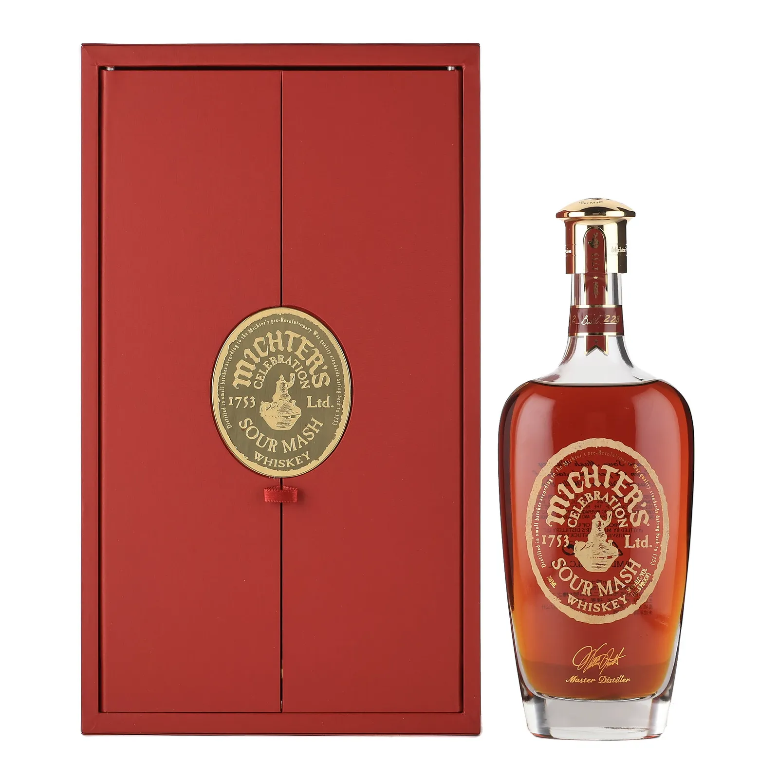 Michter's Celebration Sour Mash, 58.4% whisky bottle