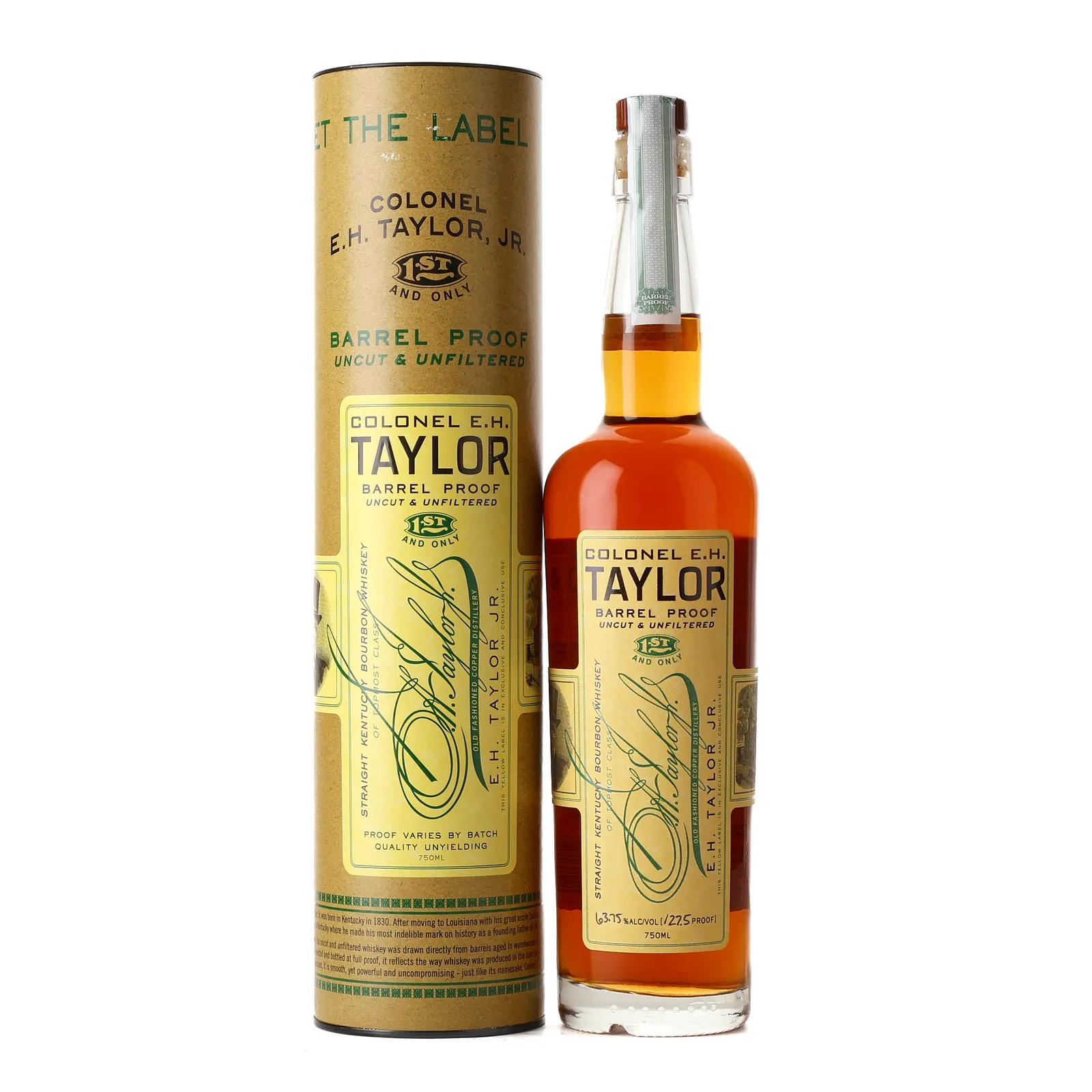 Colonel E.H. Taylor Barrel Proof, Batch No. 5, 2016, 63.75% whisky bottle
