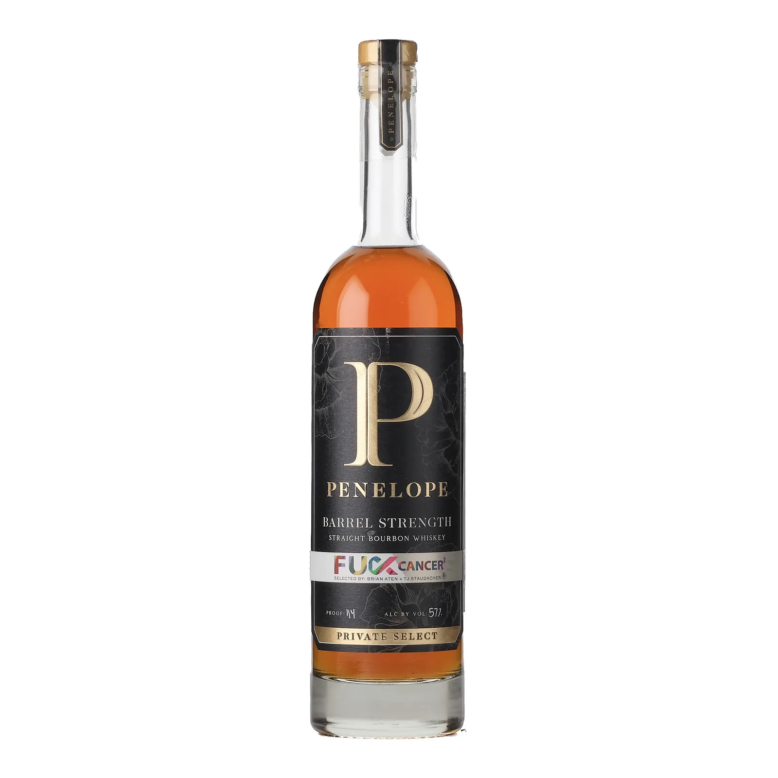 Penelope F*ck Cancer Private Select 5 Year Old, 2025, 57% whisky bottle
