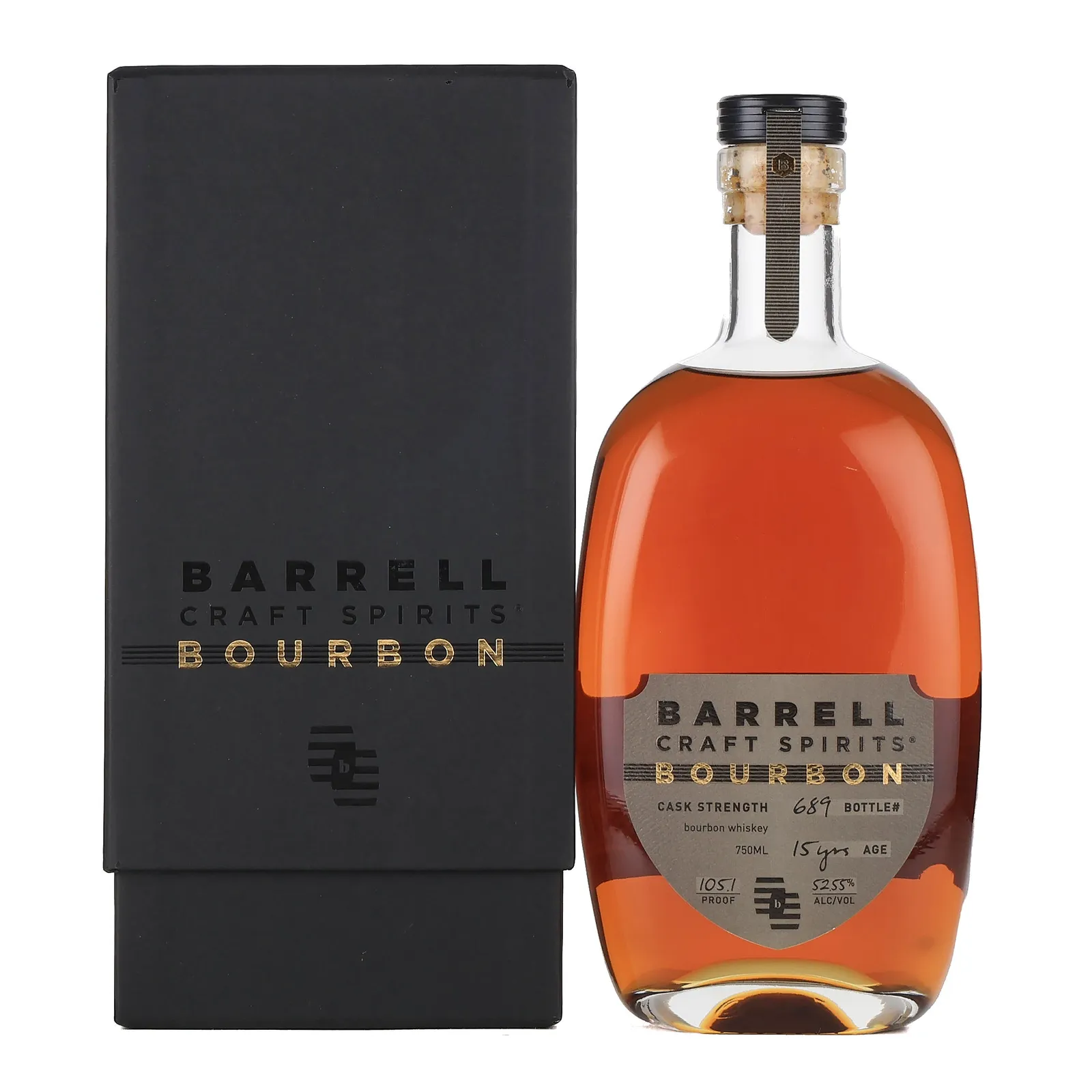 Barrell Craft Spirits Cask Strength 15 Year Old, Bourbon Cask, Barrell Craft Spirits, 52.55% whisky bottle