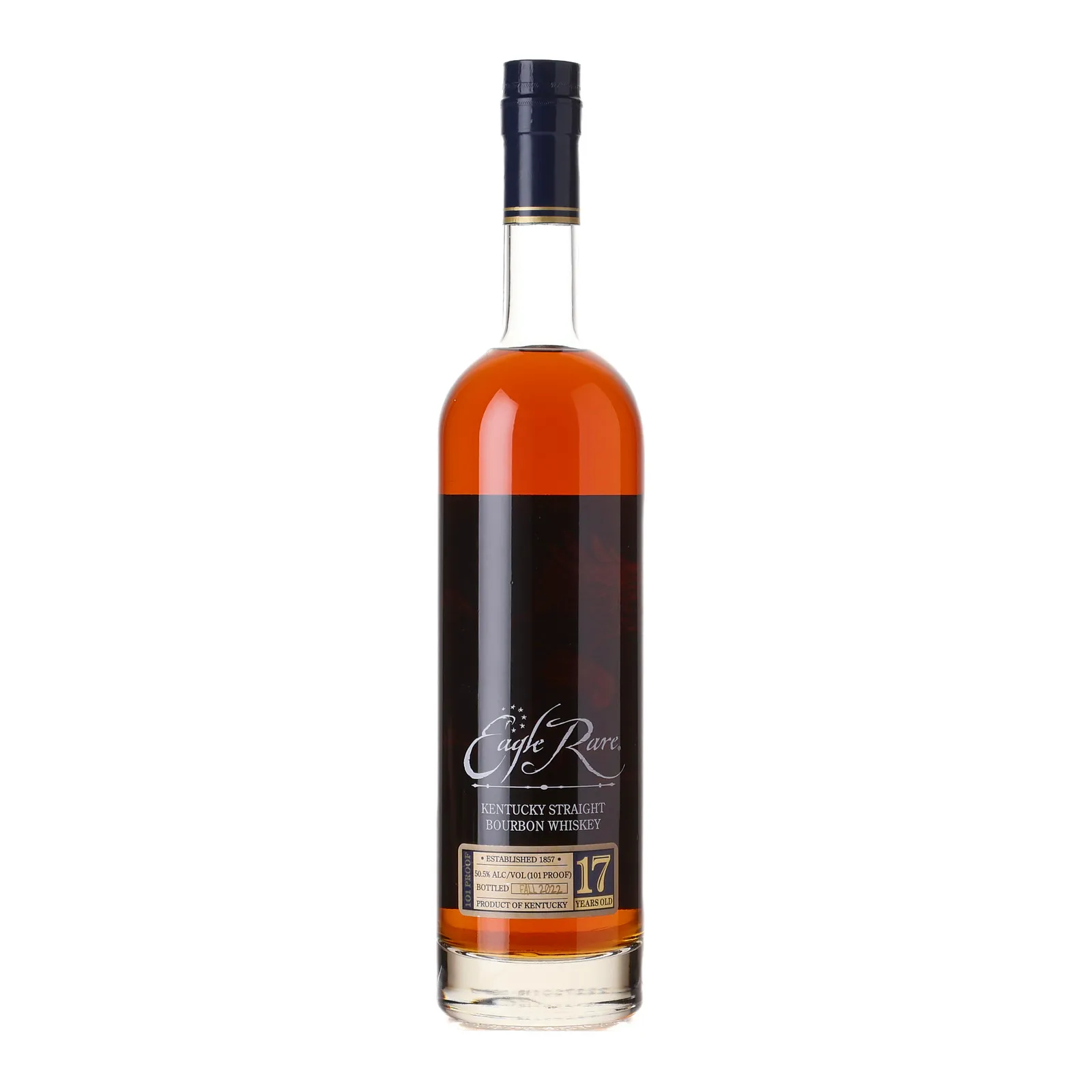 Eagle Rare Straight Bourbon - Fall 2022 Release 17 Year Old, New American Oak Cask, 2022, 50.5% whisky bottle