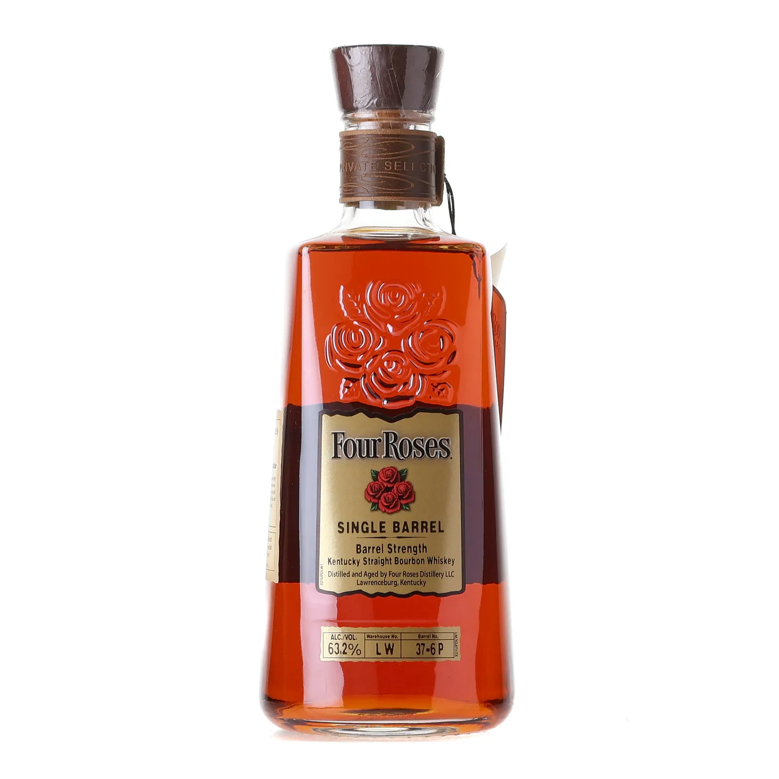 Four Roses Single Barrel Barrel Strength OESK 9 Year Old, Cask #37-6 P, 2023, 63.2% whisky bottle