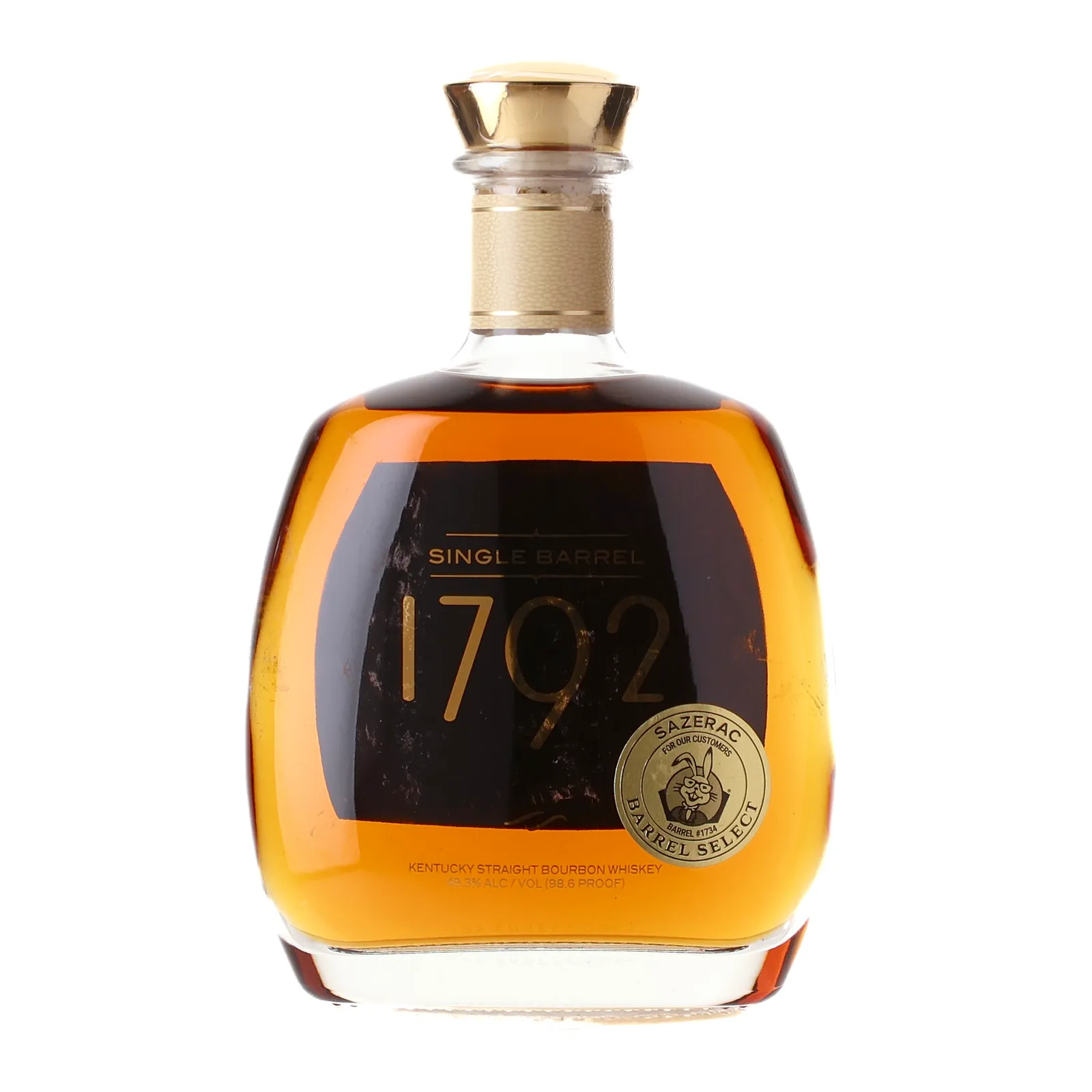1792 Single Barrel Spec's Private Barrel Selection, Cask #1734, 2026, 49.3% whisky bottle